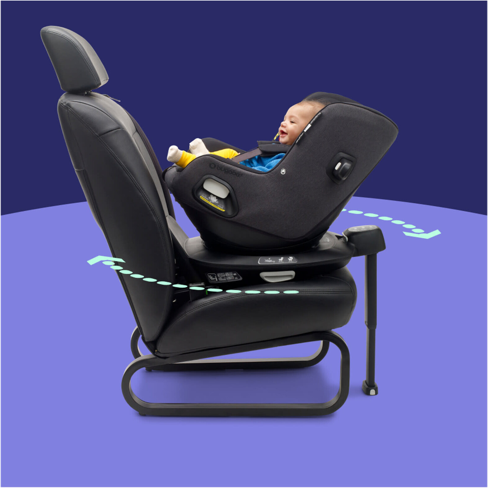 Bugaboo Siege Auto Owl by Nuna Groupe 0-1 Black