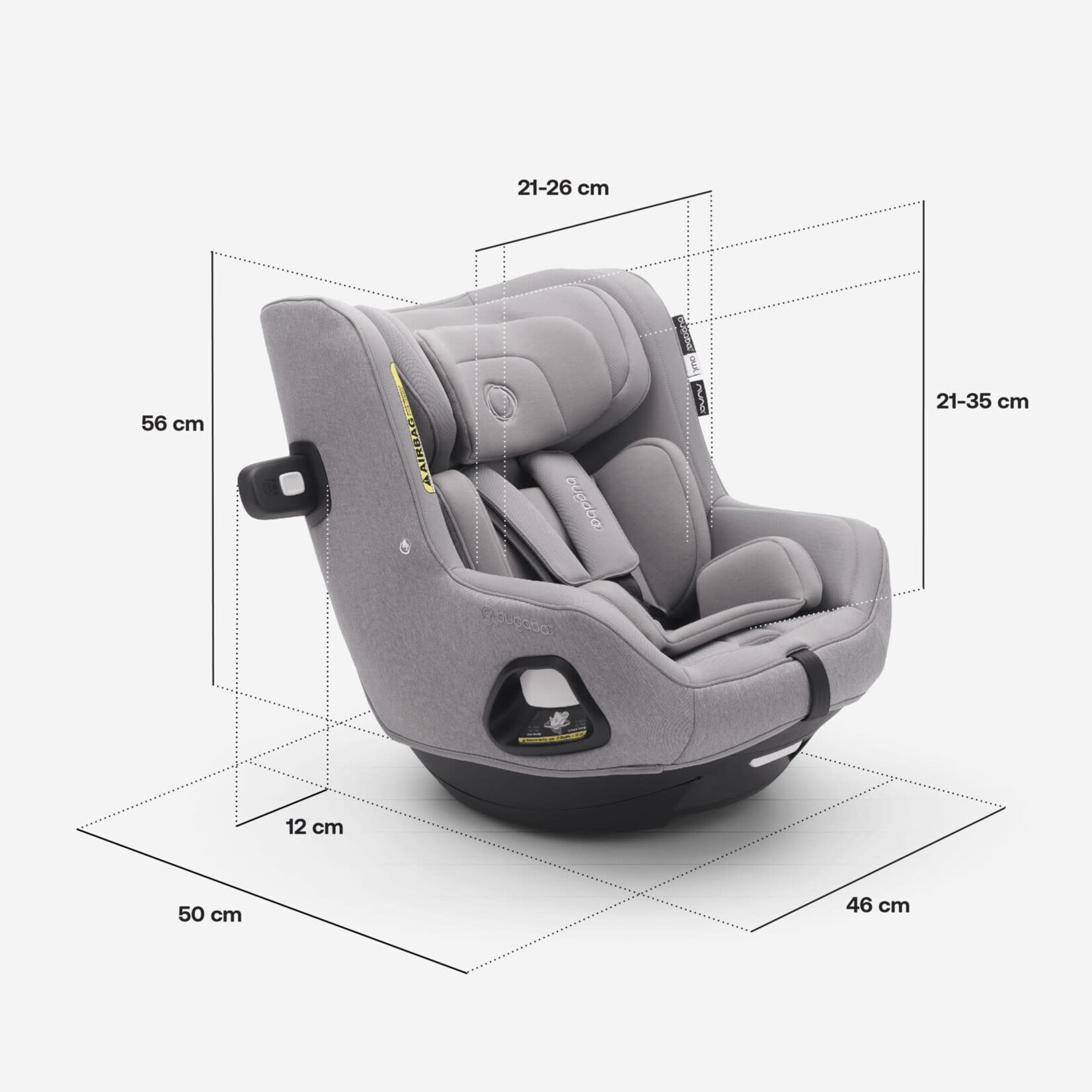 Bugaboo Siege Auto Owl by Nuna Groupe 0-1 Black