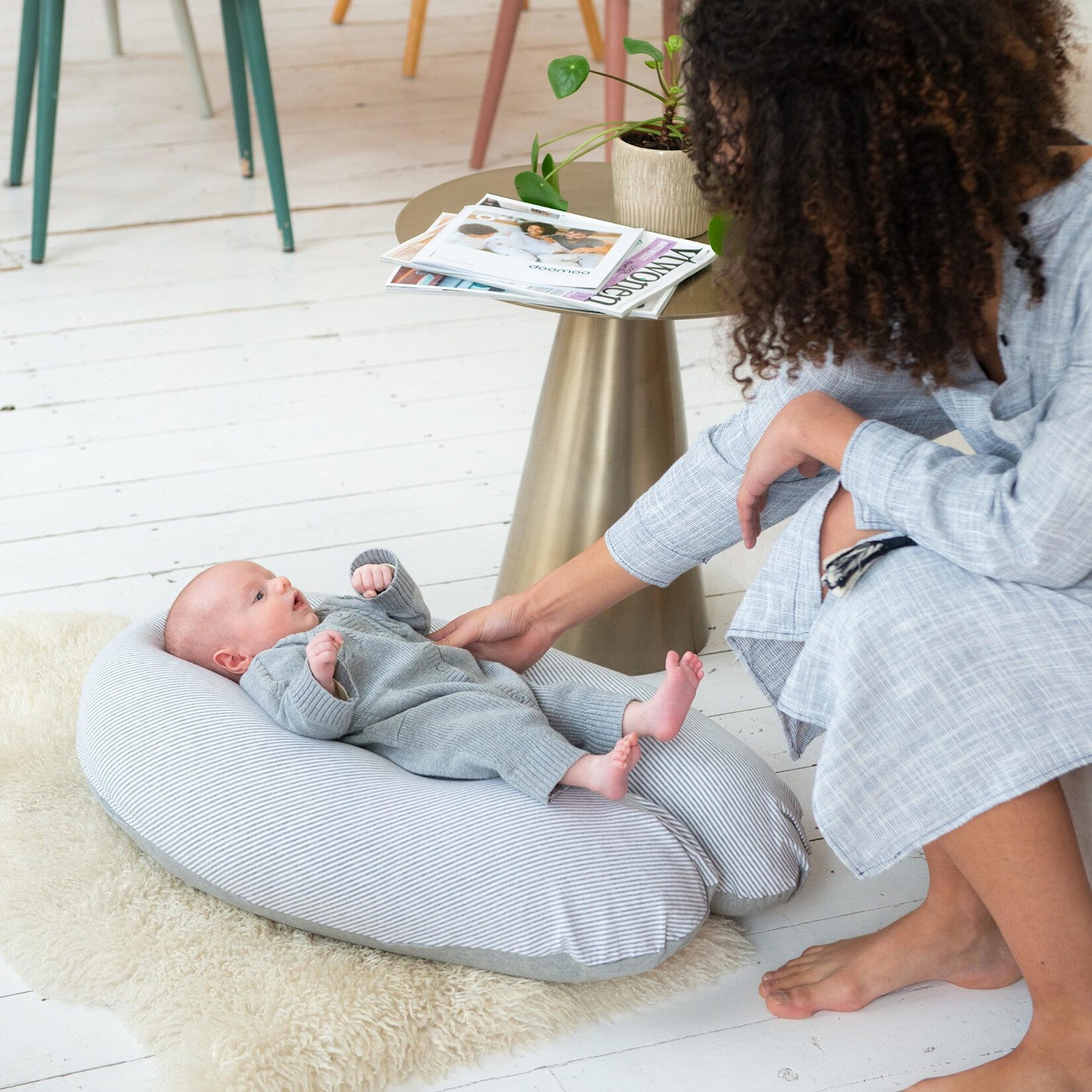 Doomoo Coussin de Grossesse Multi Usage Buddy Coton