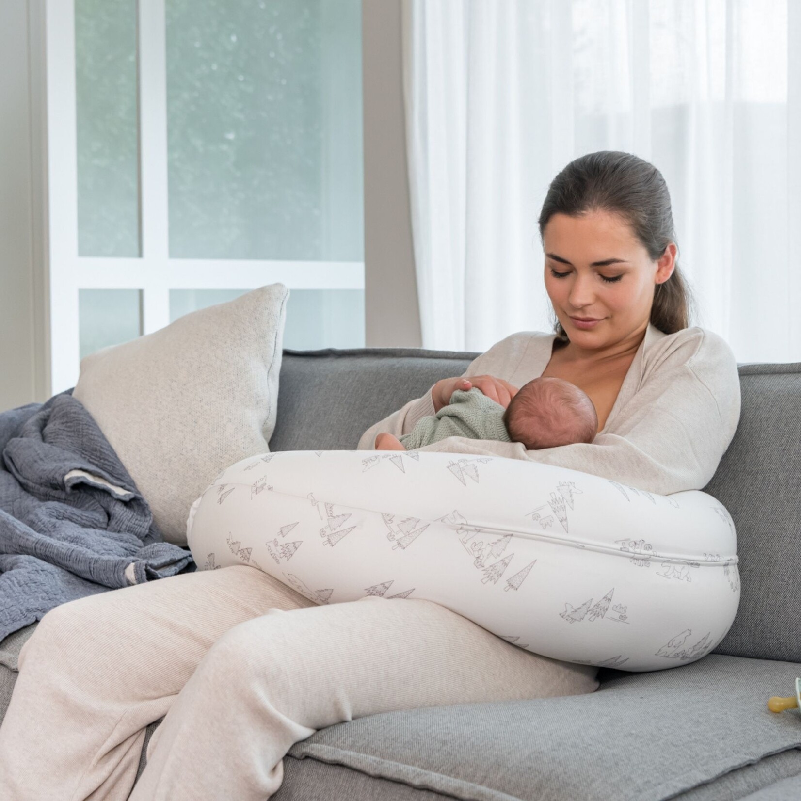 Doomoo Coussin de Maternité Multi Usages Buddy