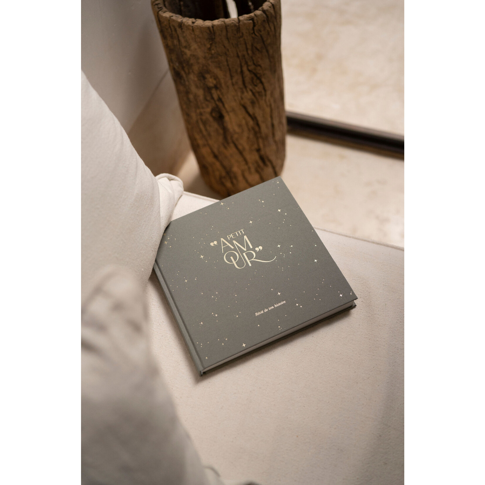 Zakuw Livre de Naissance Bébé - Petit Amour Sauge
