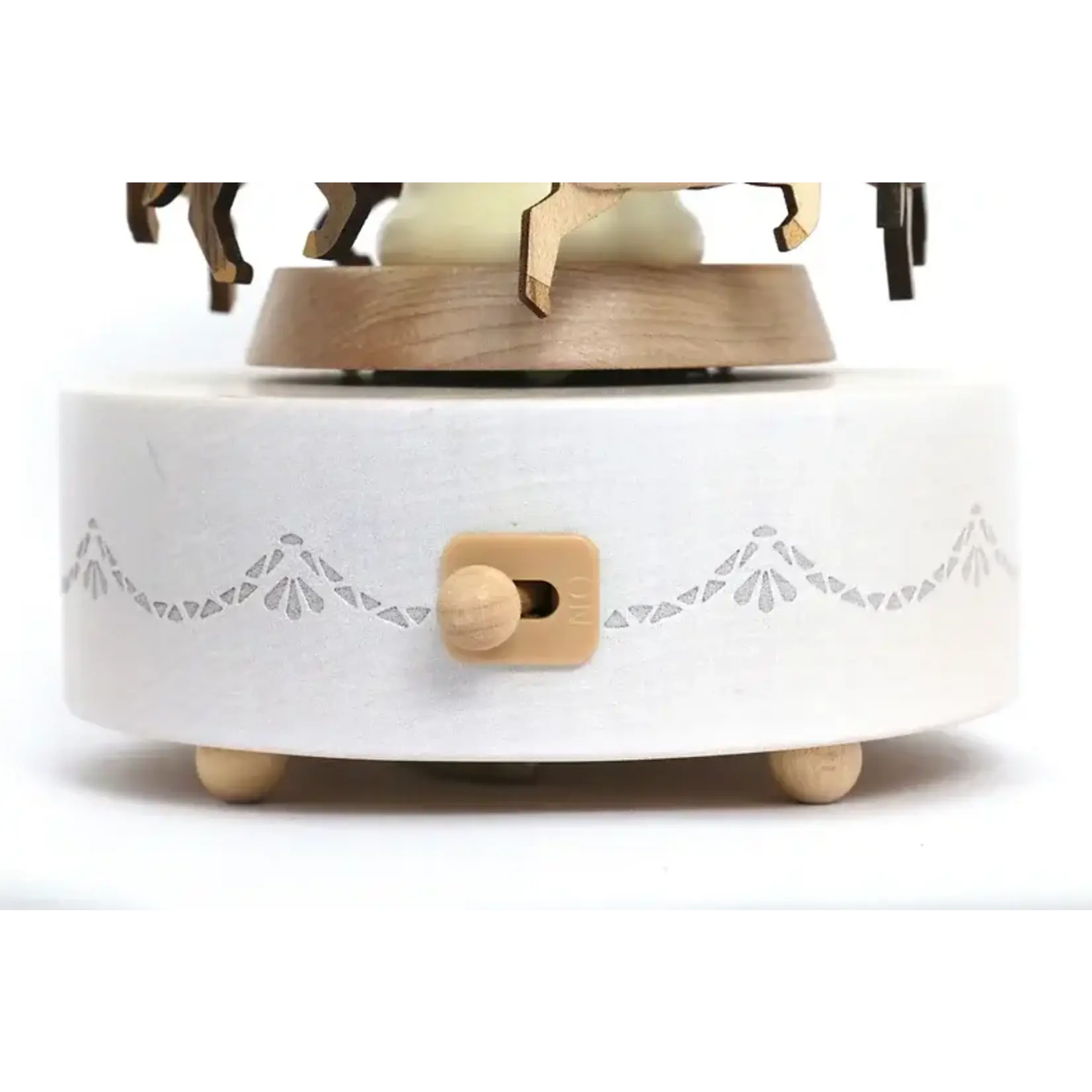 Wooderful Life Boite A Musique Carrousel Chevaux Wooderful Life N°17