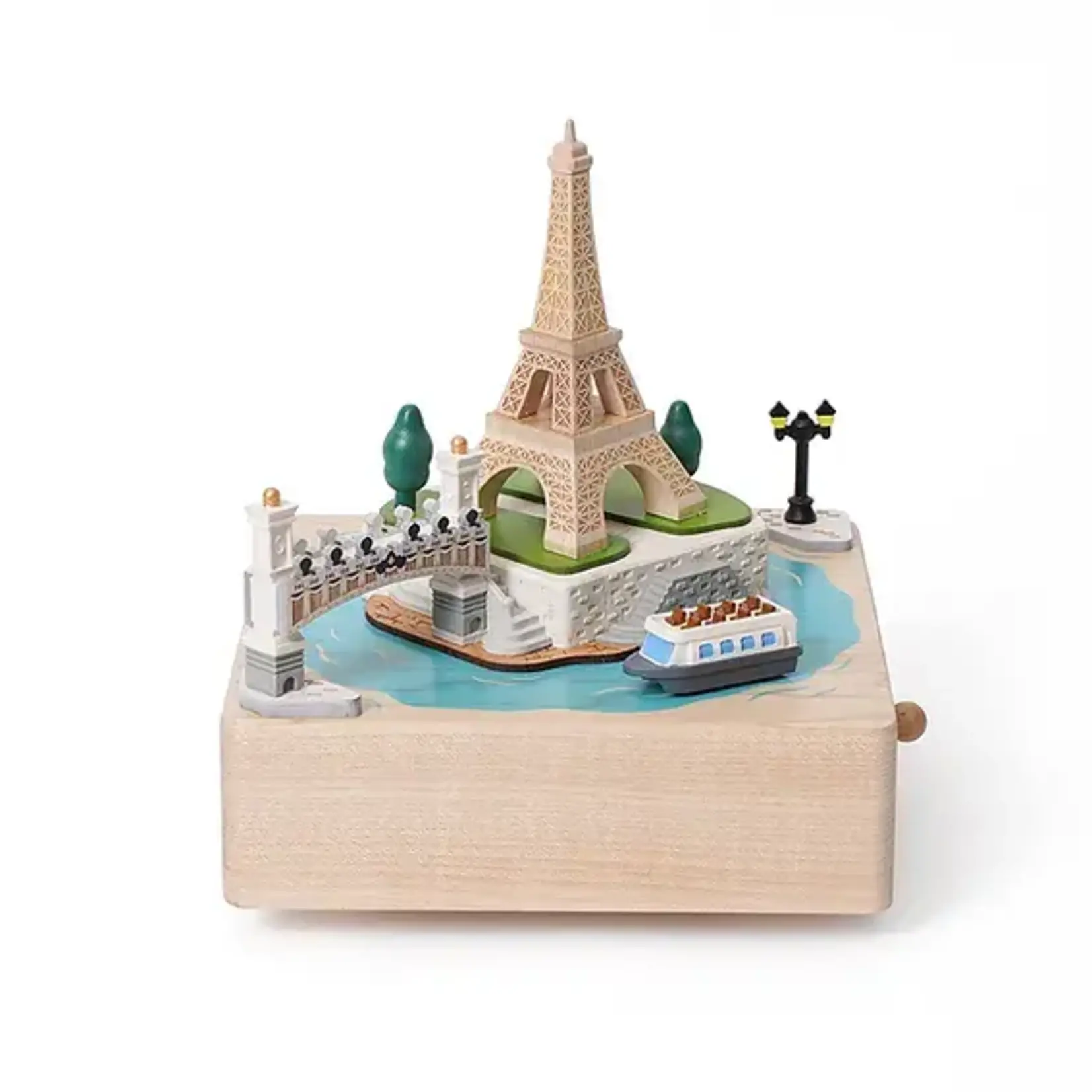 Wooderful Life Boite A Musique Tour Eiffel Paris Seine Wooderful Life