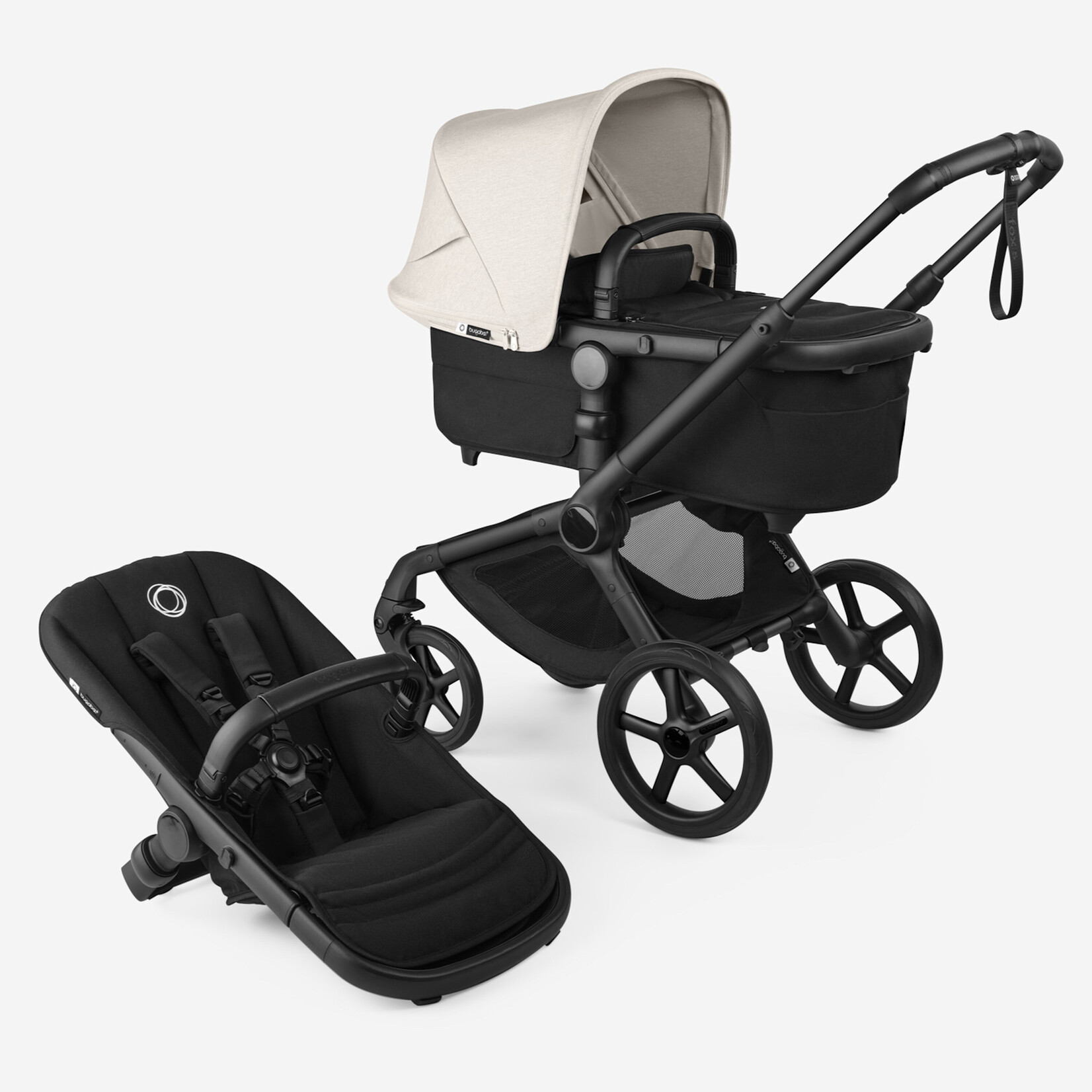 Bugaboo Poussette Tout Terrain Fox 5 Renew Châssis Noir