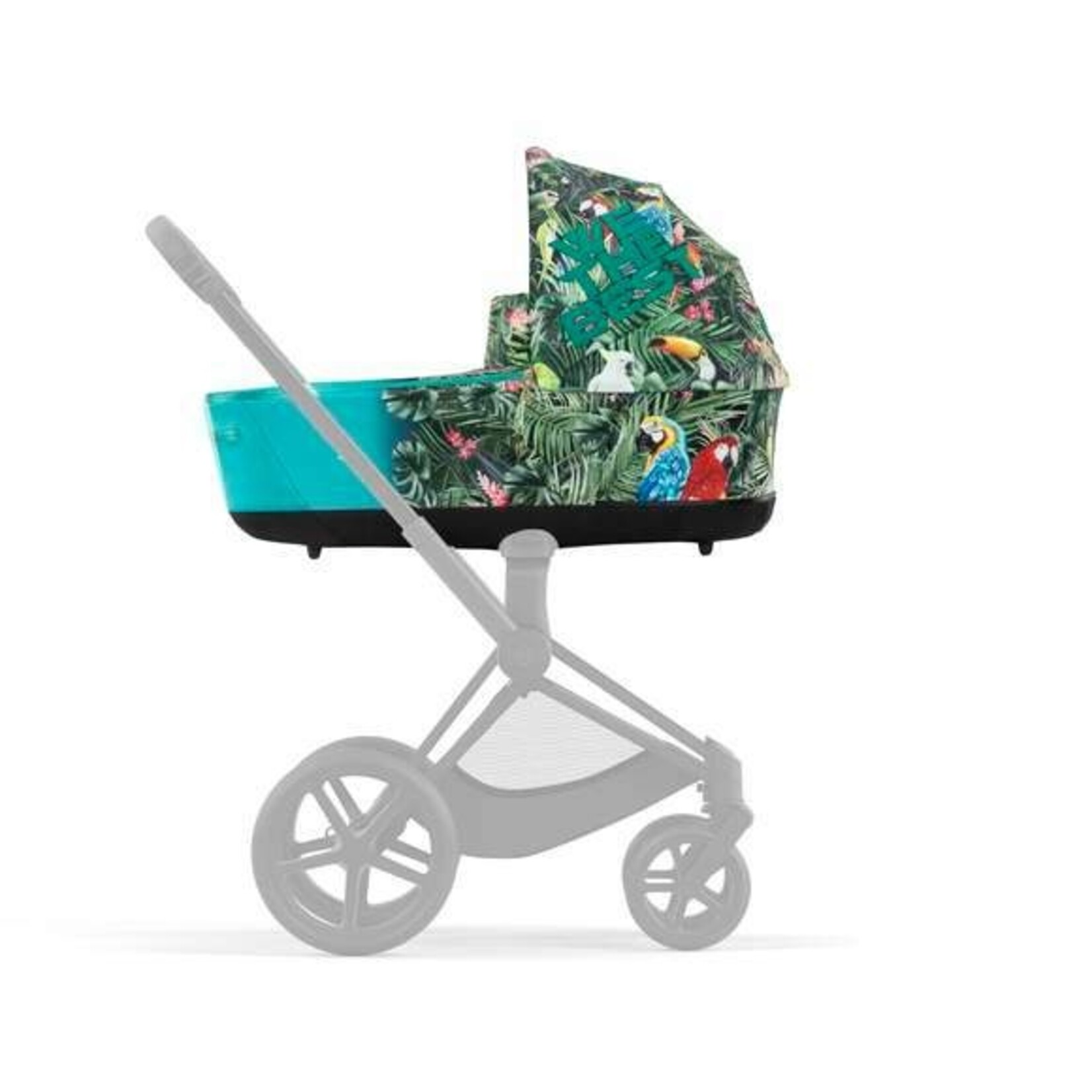 Cybex Platinum Priam Nacelle De Luxe designer We The Best Blue Mid Turquoise