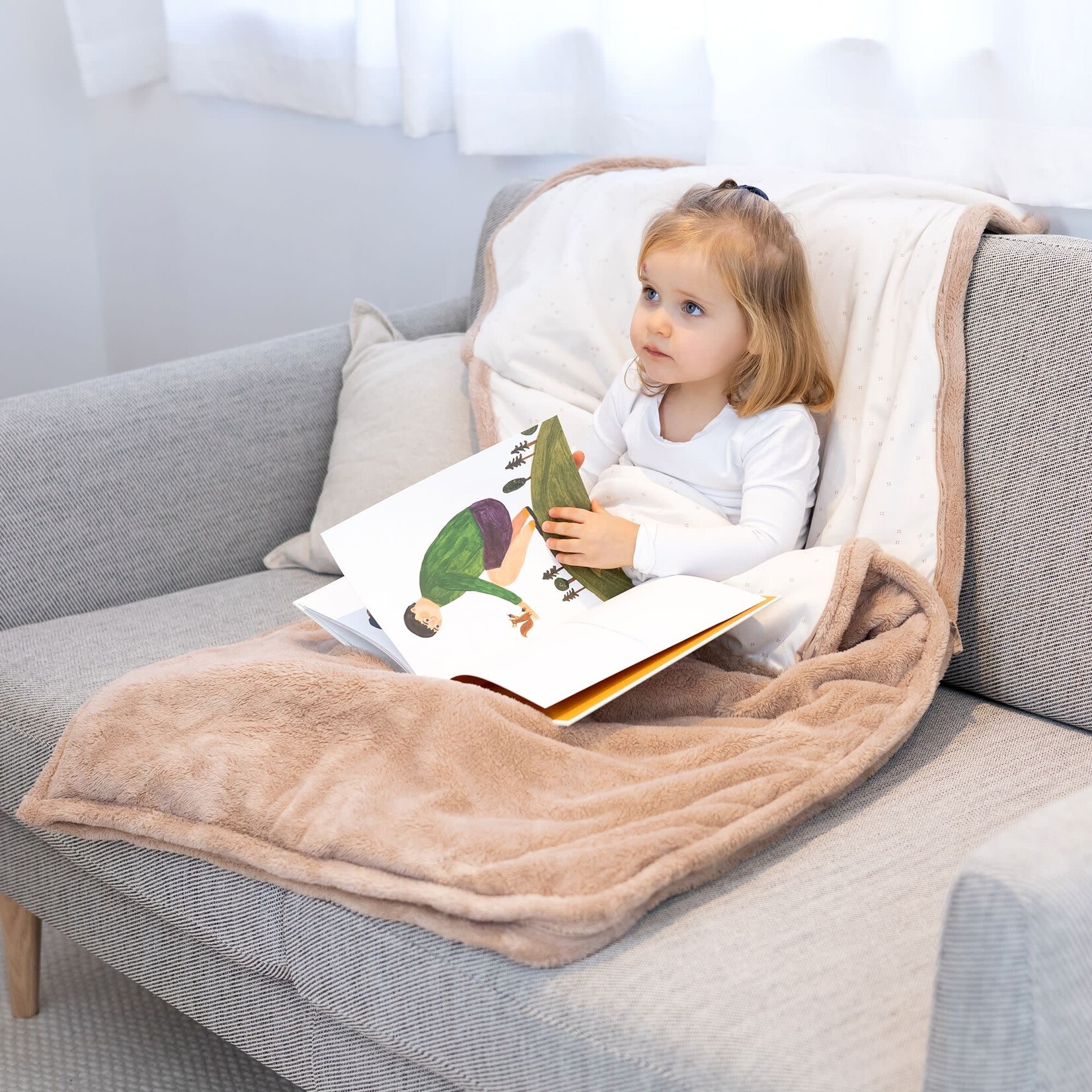Bemini Sac de Couchage Camping Bag Pady Softy Tog 3 Naturel 70X140 cm