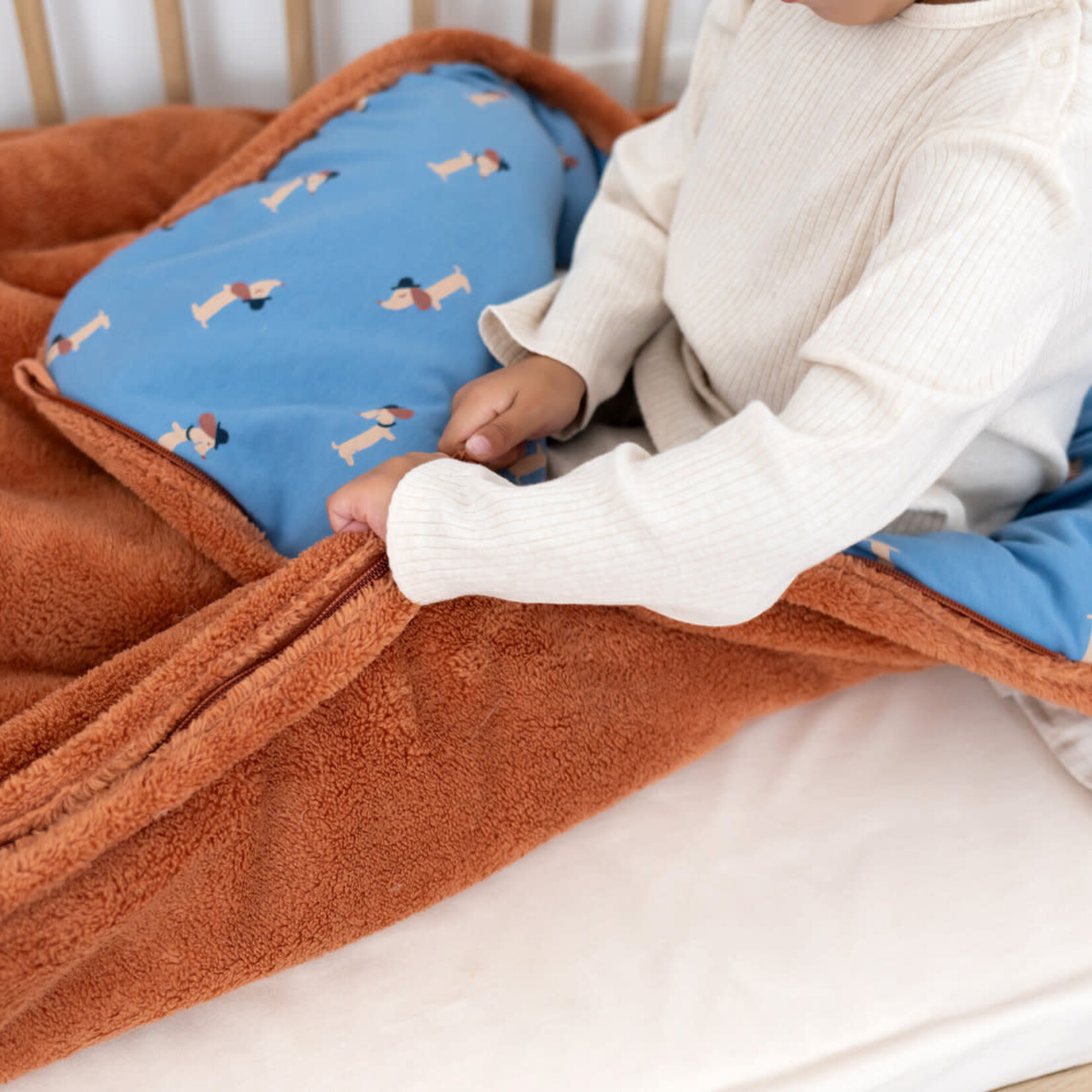 Bemini Sac de Couchage Camping Bag Pady Softy Tog 3 Noisette 70X140 cm