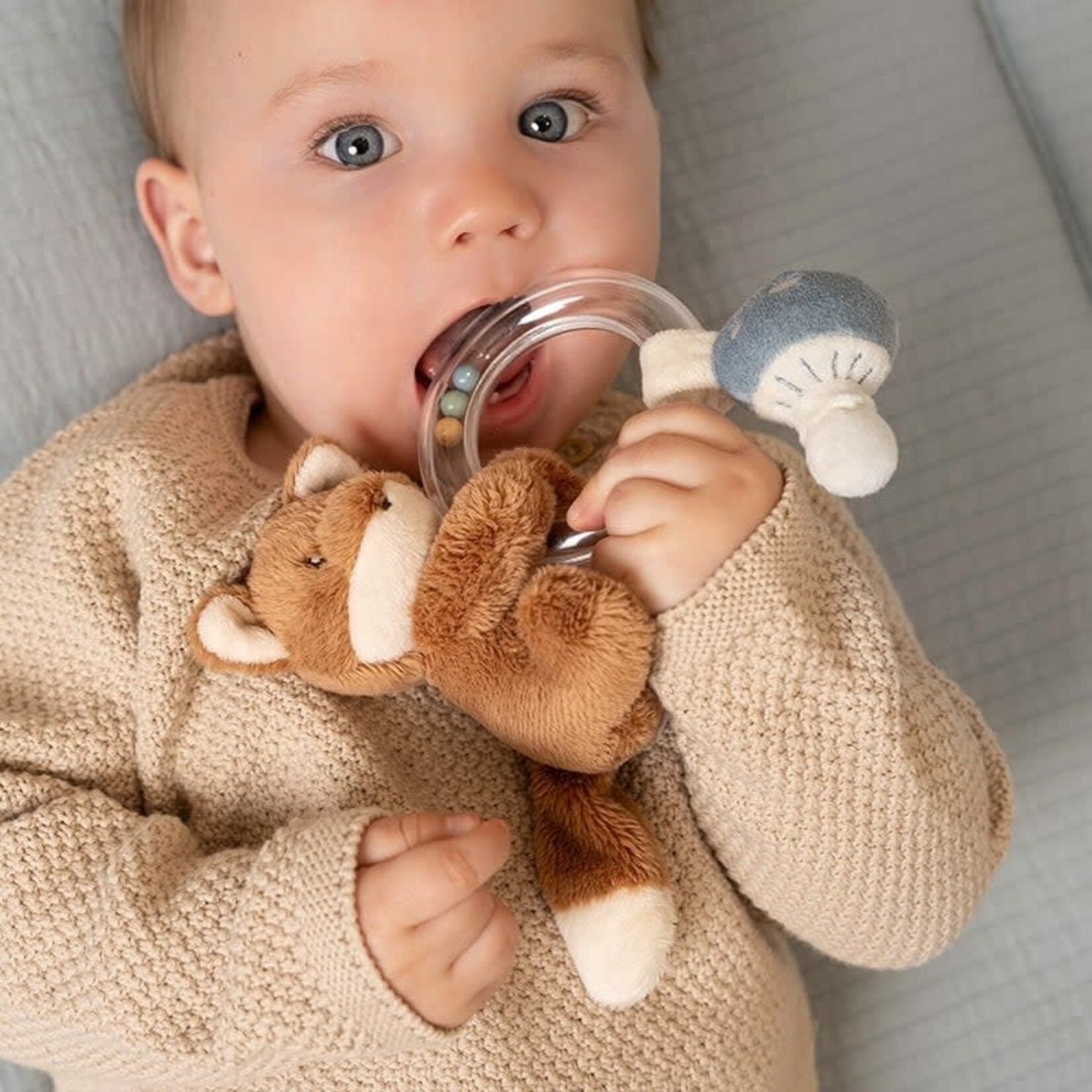 Little Dutch Anneau Hochet Renard - Forest Friends GRS