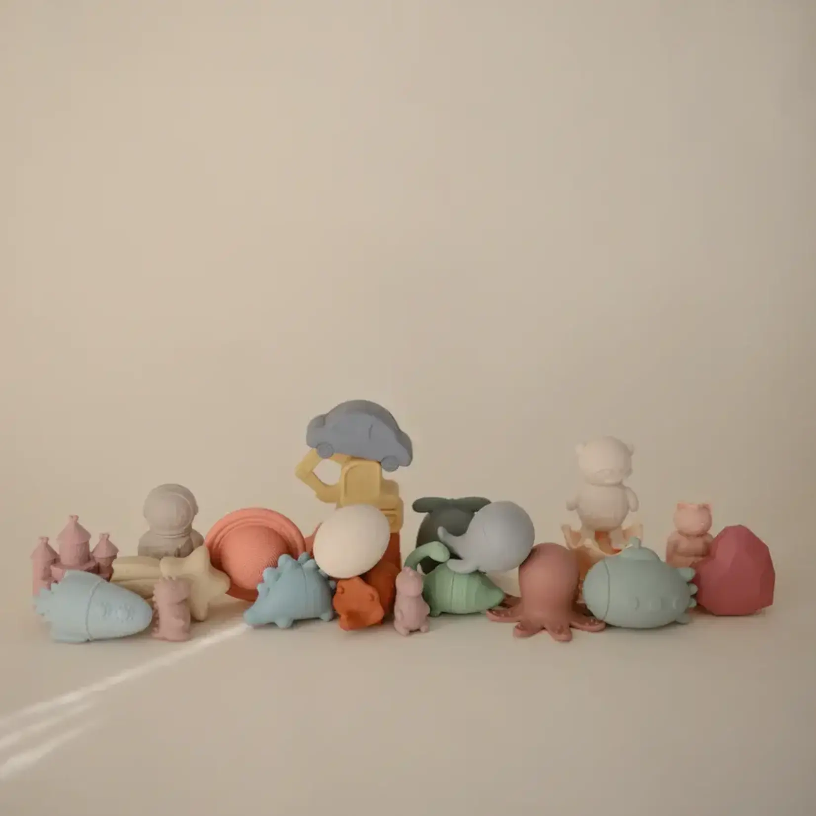 Mushie Pack de 4 Jeux de Bain - Dino