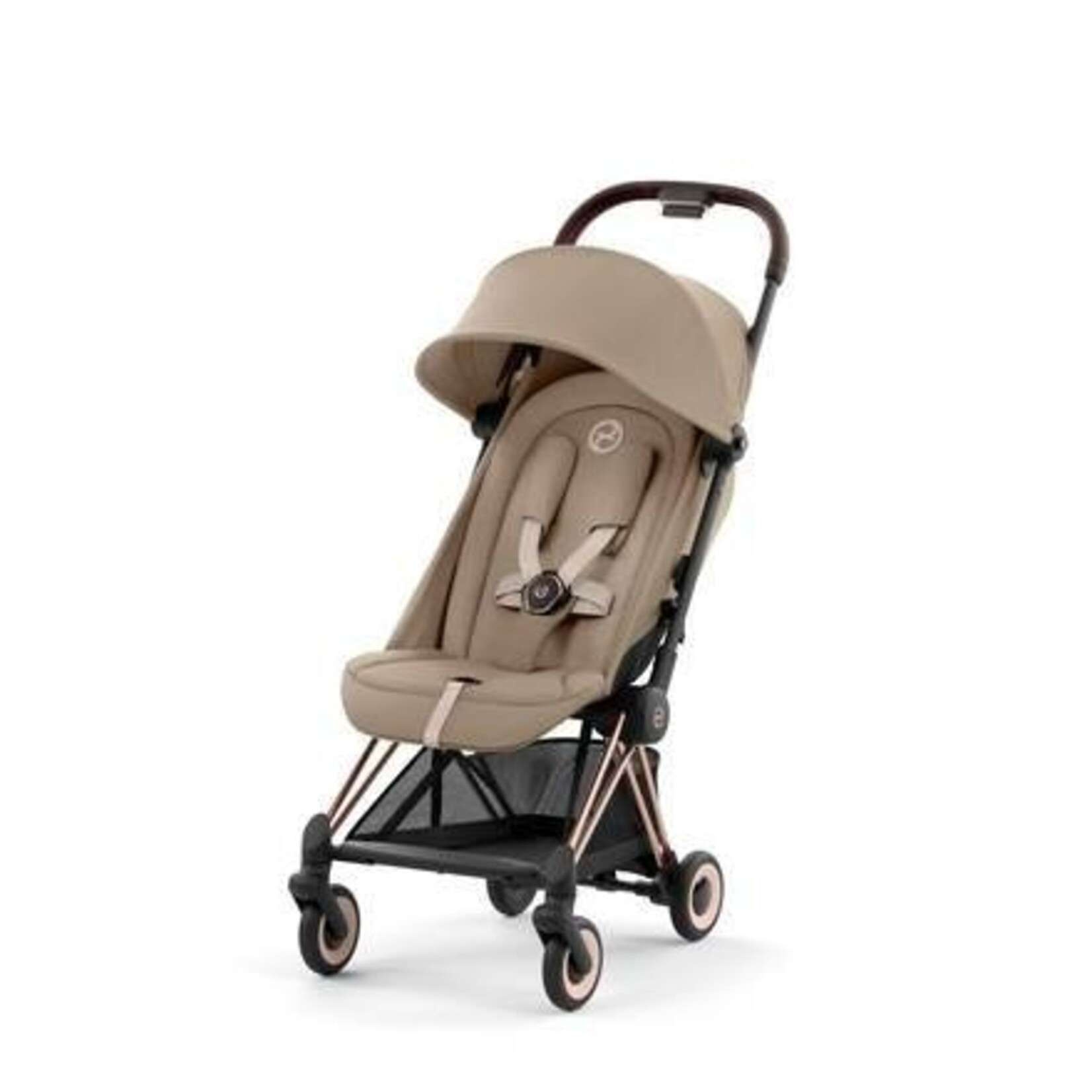 Cybex Platinum Poussette Coya Châssis Rosegold - Homologuée Avion