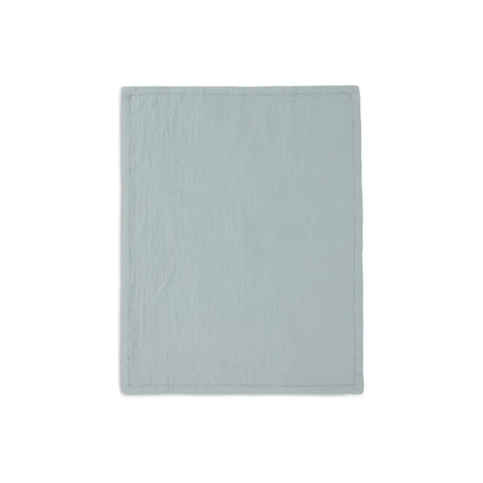 Jollein Couverture Berceau Gaze De Coton Jacquard - SEA GREEN - GOTS 75x100 cm