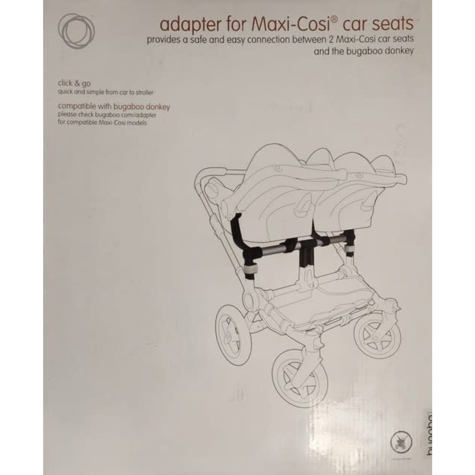 Bugaboo Bugaboo Donkey Adaptateur Siège Auto Cybex Black