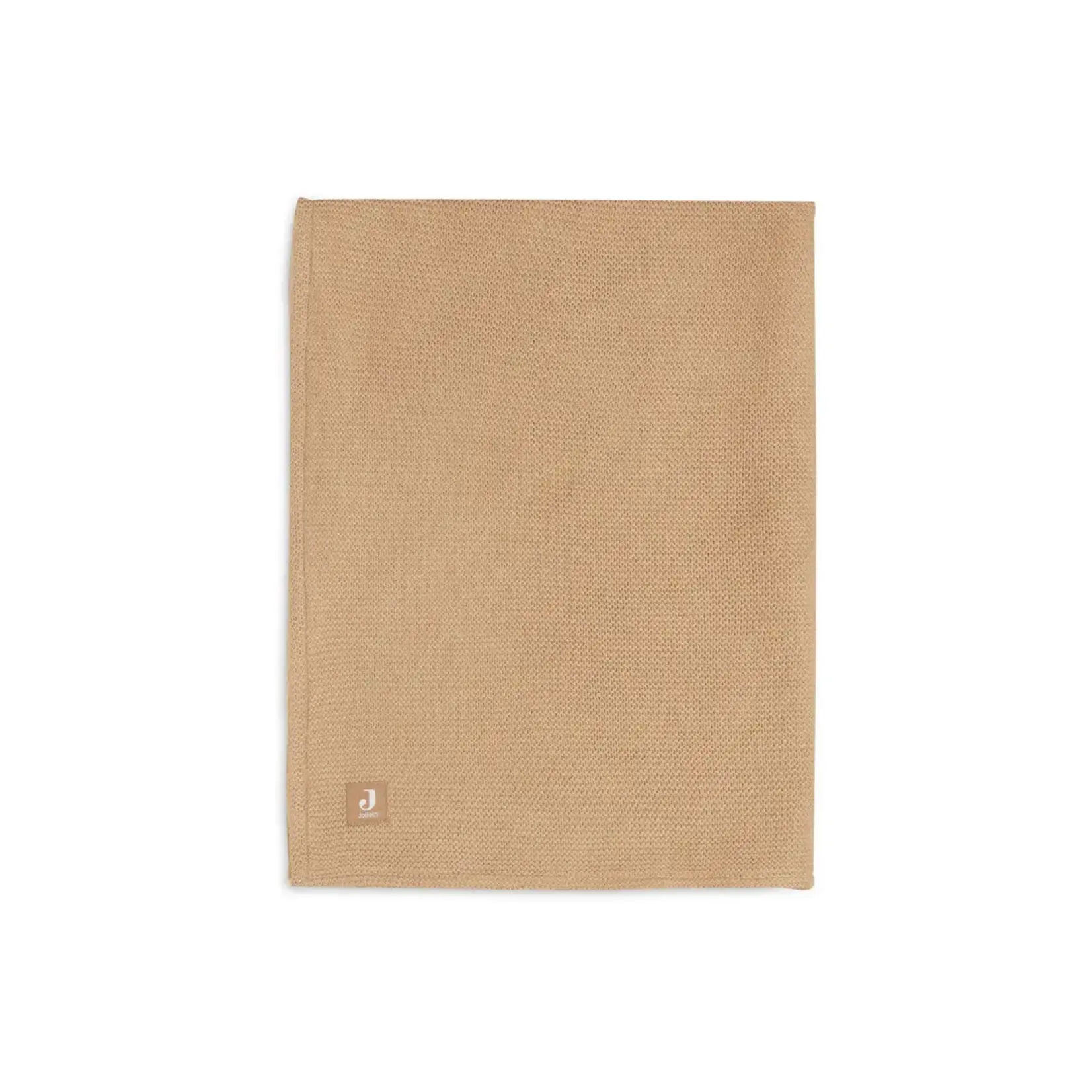 Jollein Couverture Lit Berceau 75x100 Basic Knit Fleece - Biscuit