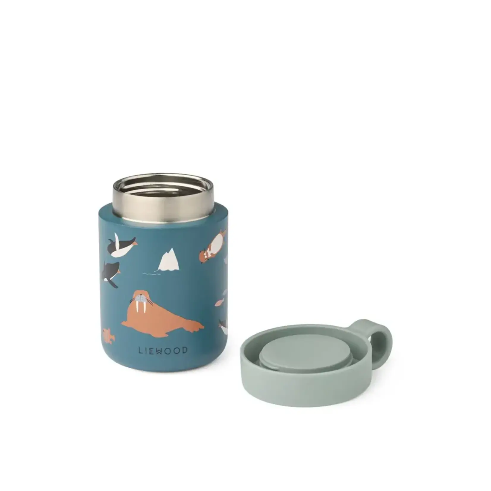 Liewood Kiani Thermo Food Jar Inox Artic Sea Ocean View