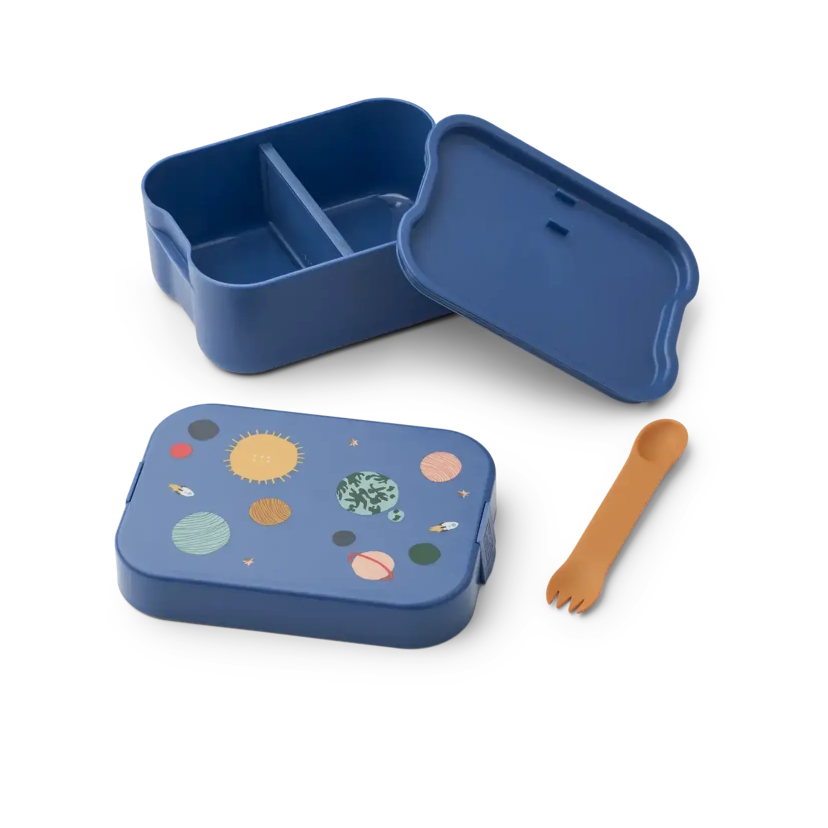 Liewood Chelsey Coffret Boite à Tartines + Gourde Universe Classic Navy