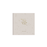 Zakuw Livre de Naissance Bébé - Petit Amour Beige