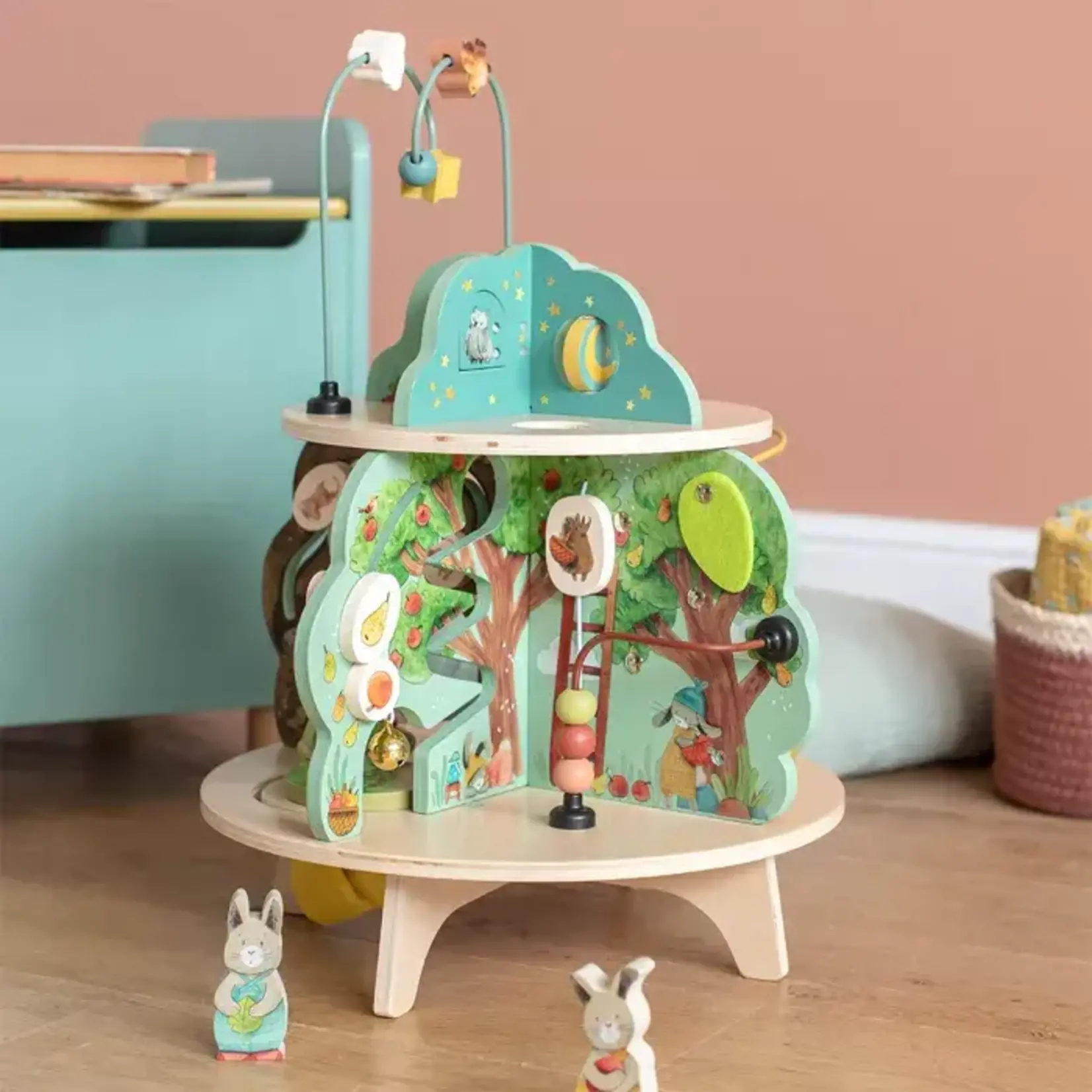 Jardin multi-activités Trois Petits Lapins moulin roty idée cadeau 1 an 100 eur