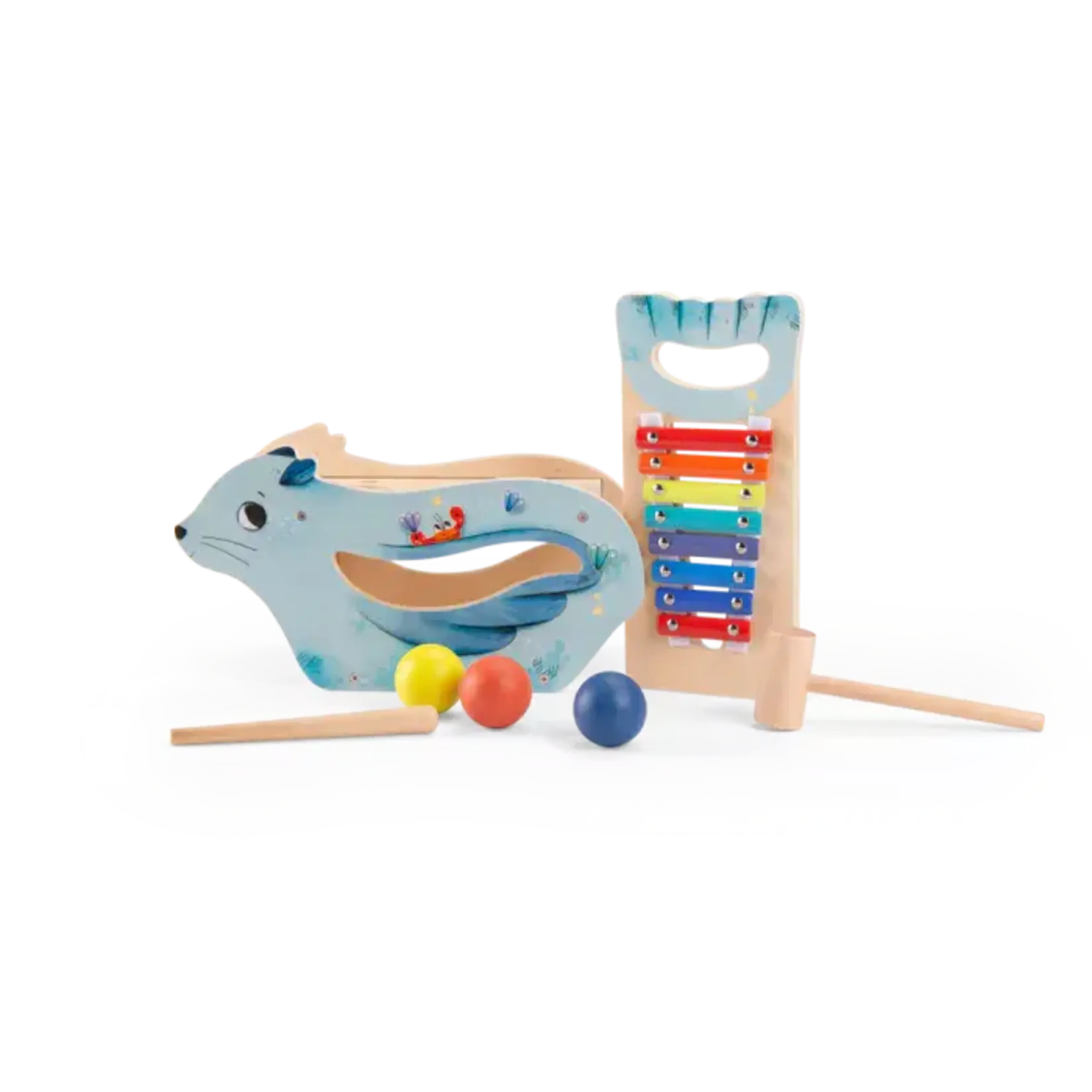 Moulin Roty Tap-Tap Métallophone Les Aventures de Paulie - Dès 12M