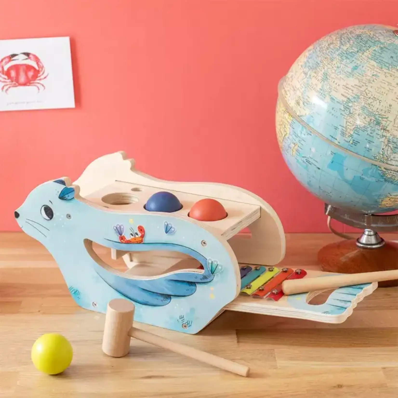 Moulin Roty Tap-Tap Métallophone Les Aventures de Paulie - Dès 12M