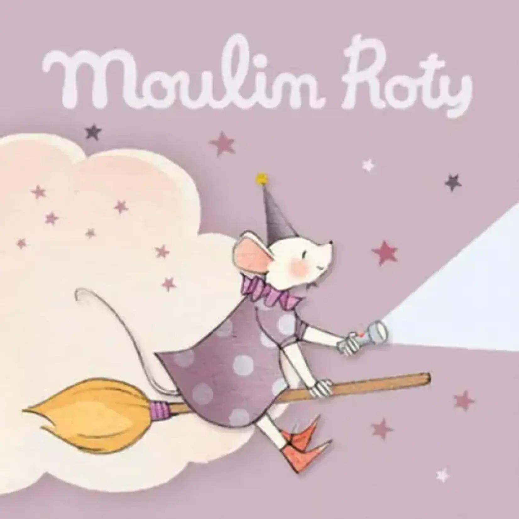Moulin Roty Boite de 3 Disques Pour Lampe à Histoires Rose il Était une Fois