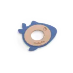 Moulin Roty Anneau de Dentition Bois et Silicone Baleine Les Aventures de Paulie