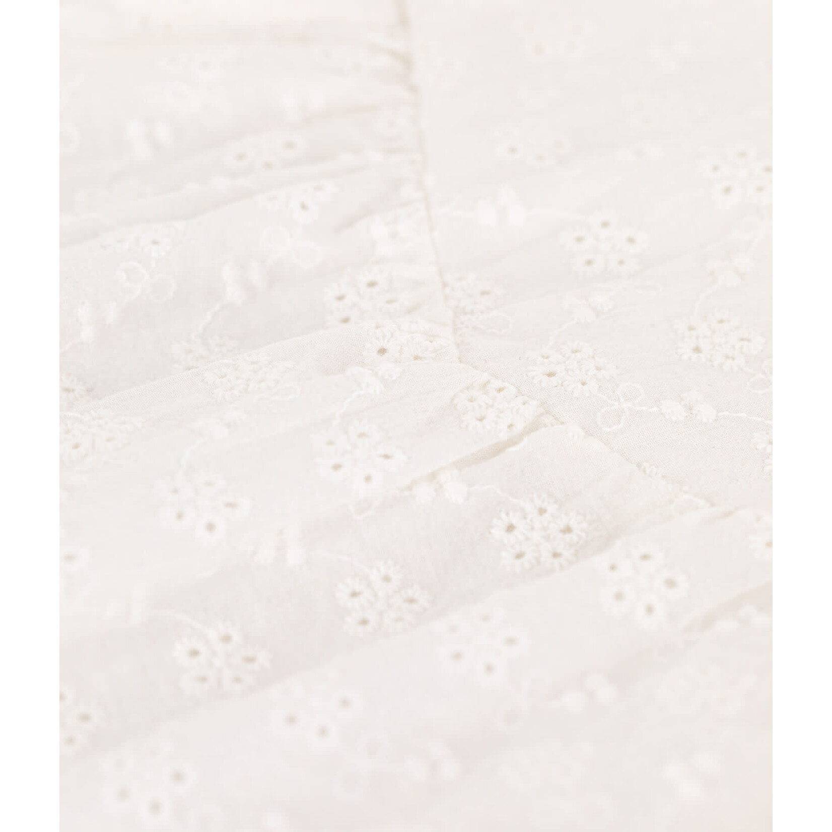Petit Bateau Robe sm + bloomer broderie anglaise blanc