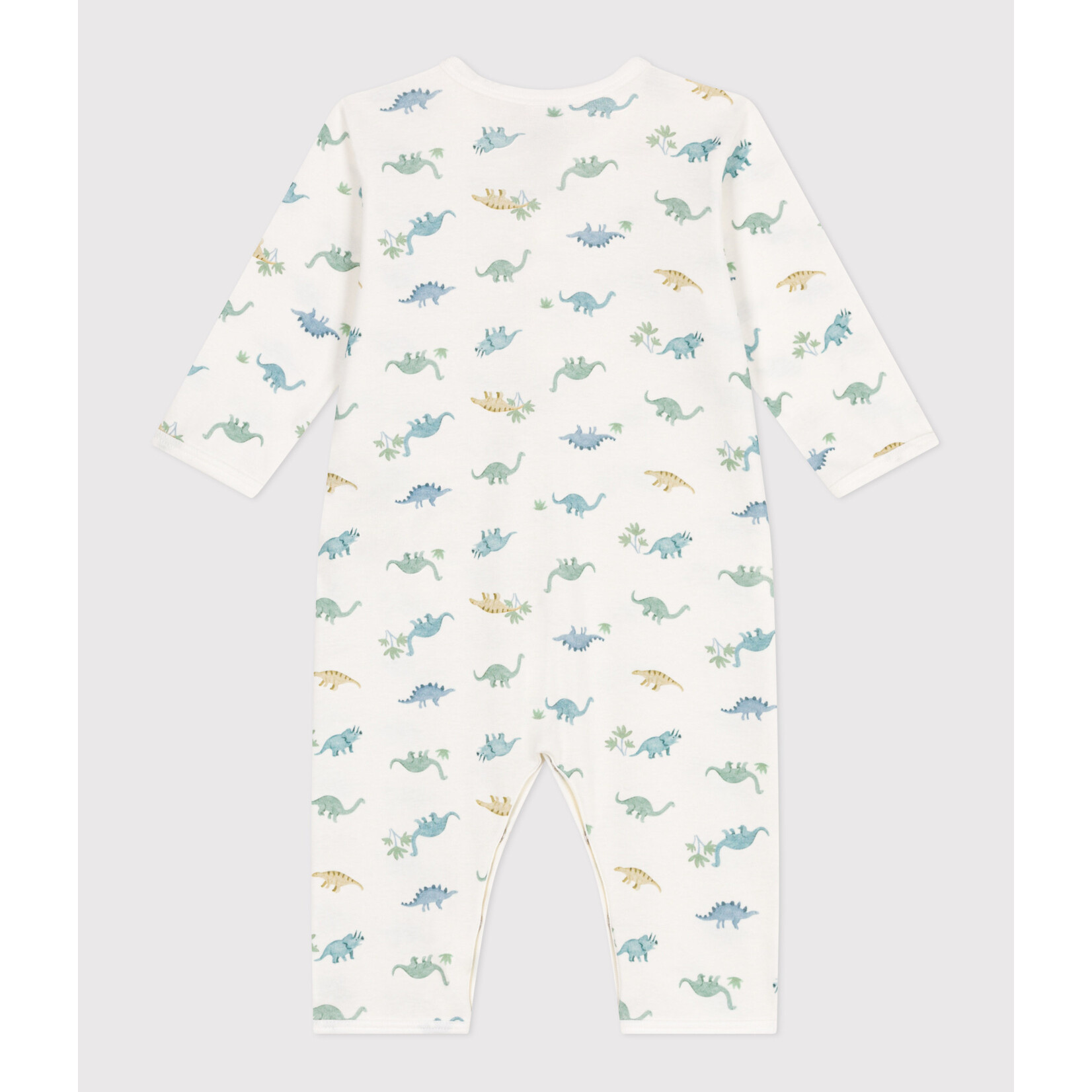 Petit Bateau Dors Bien Pyjama Sans Pieds Garçon Bébé Hiver Coton Bio Dinosaures