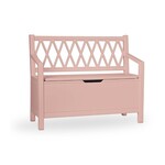 Camcam Copenhague Harlequin banc avec rangement enfant dusty rose Dusty Rose