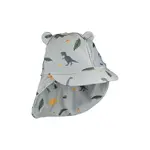Liewood Senia Chapeau de Soleil Anti-UV Dino dove blue mix 6-9M