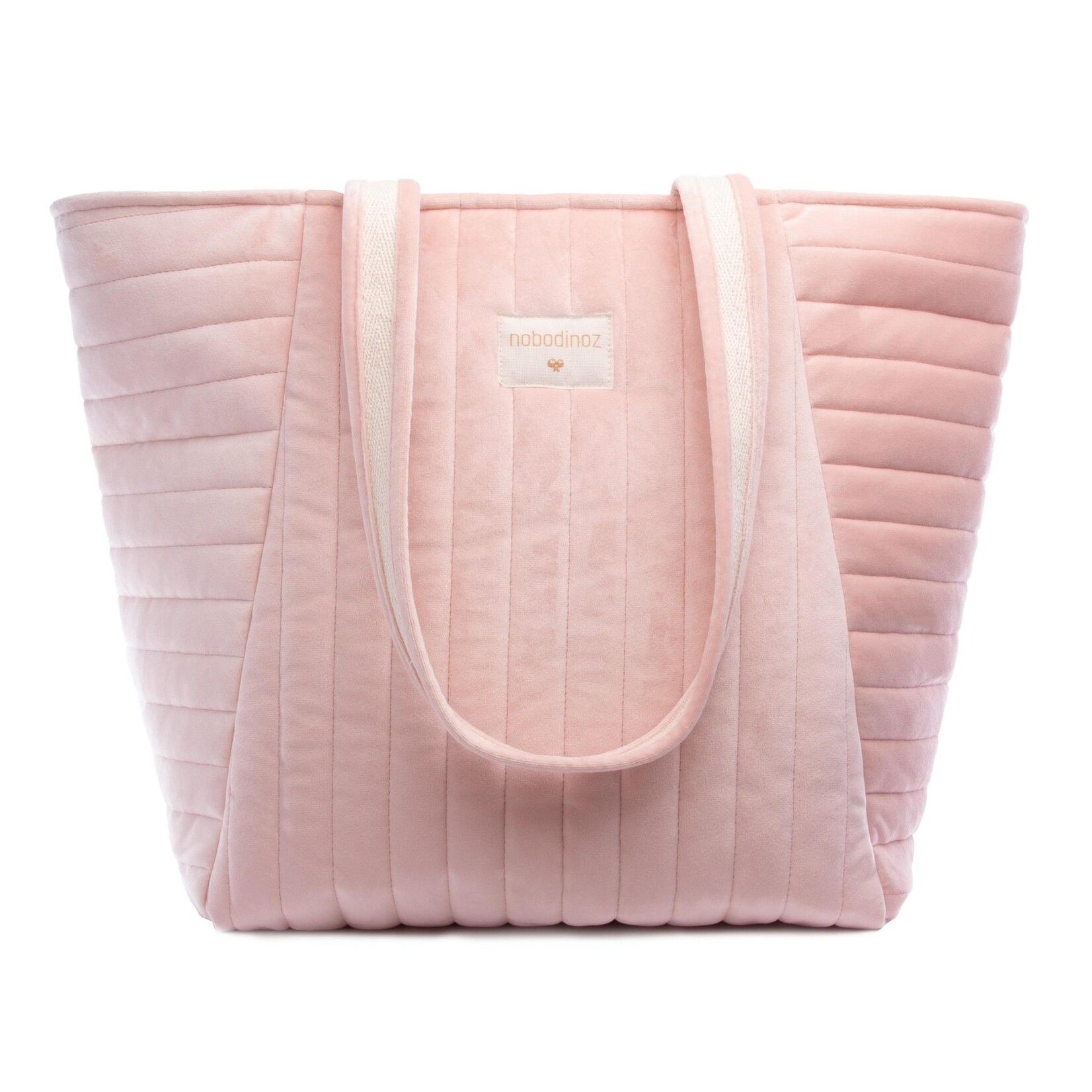 Nobodinoz Sac a Langer Savanna Velvet Bloom Pink