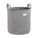 Nobodinoz Savanna sac a jouets en velours Slate Grey