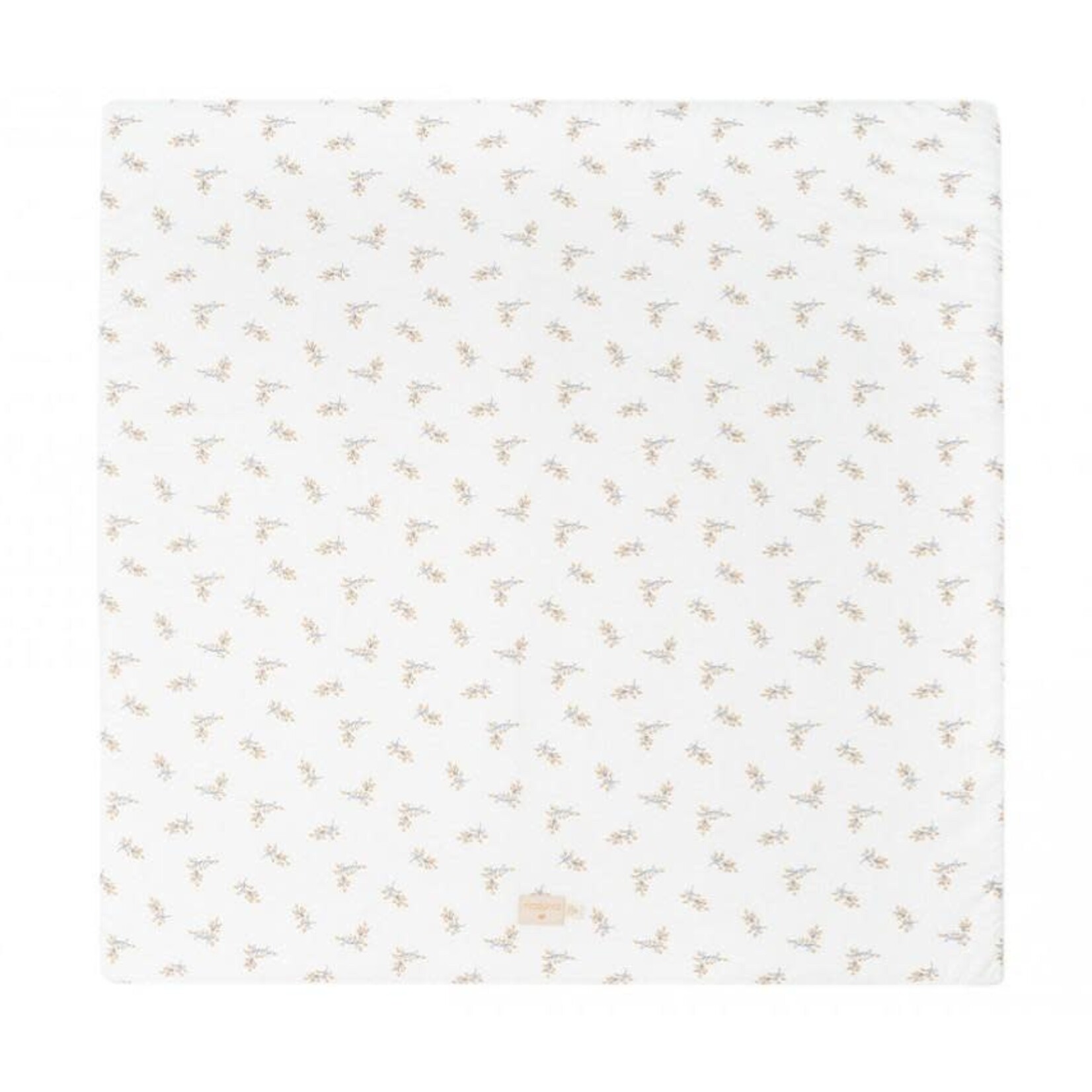 Nobodinoz Colorado Tapis de Jeux Carré Flore 100x100 cm