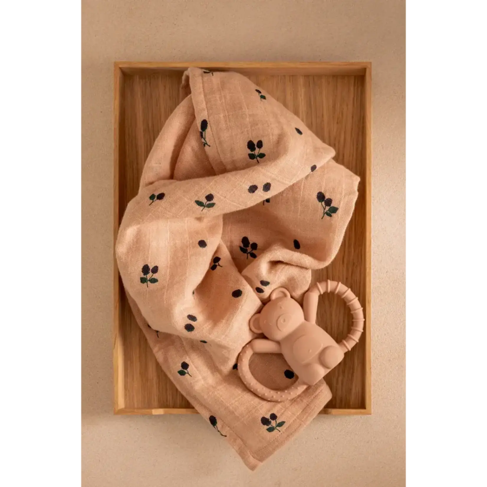 Liewood Lewis Lot 2 Langes Tetra Mini Berry / Pale tuscany 65x65CM