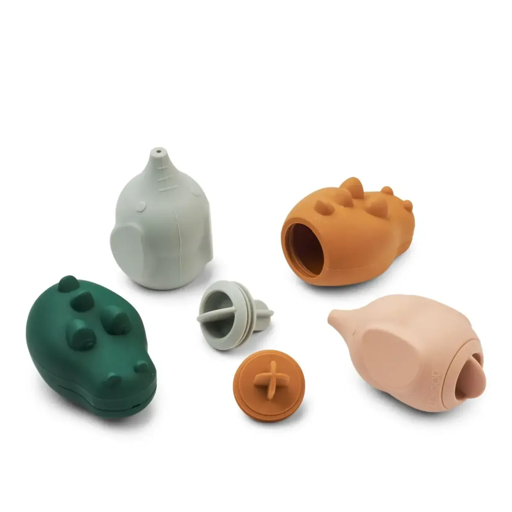 Liewood Carolina Jeux de Bain Compressibles 4-pack Dove blue multi mix