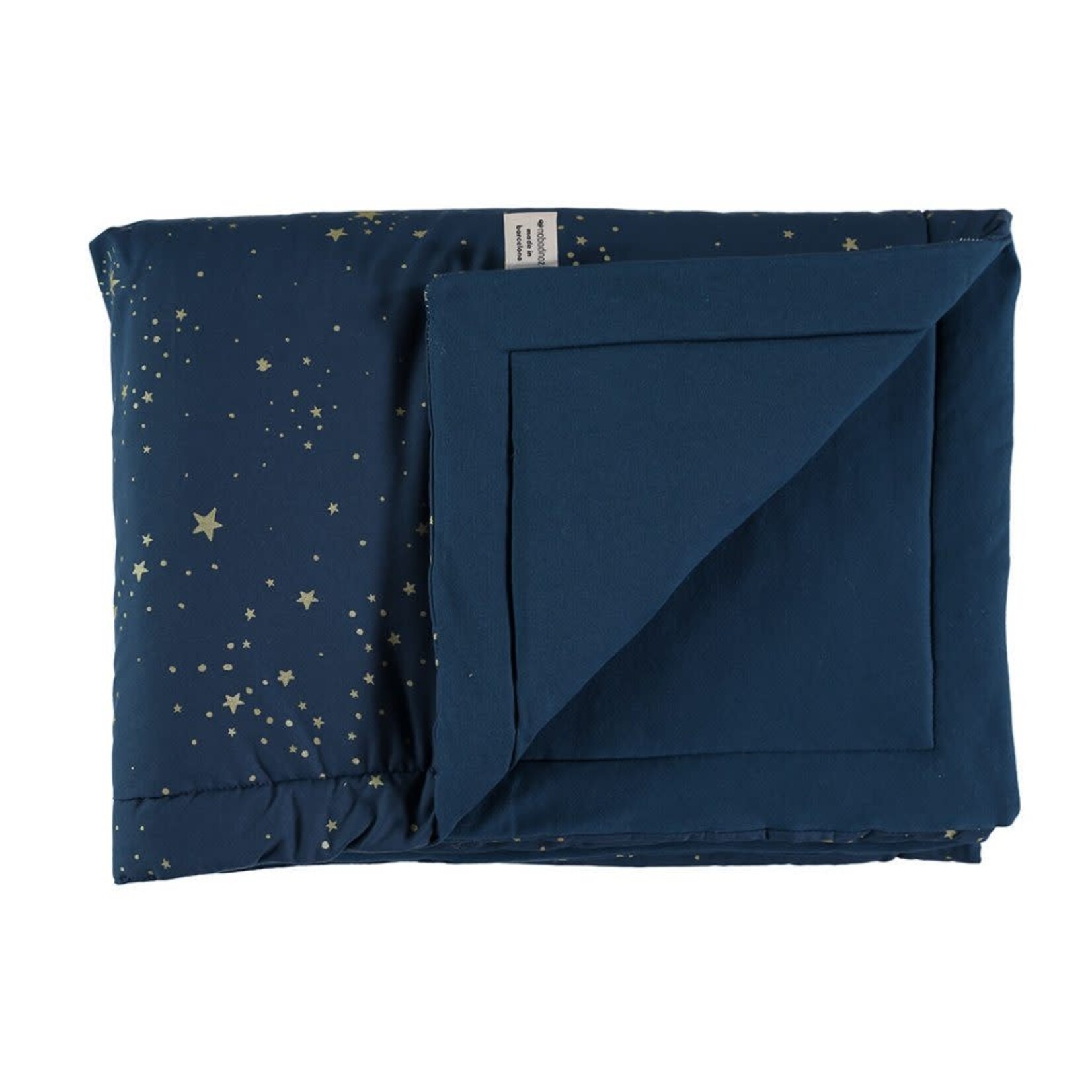 Nobodinoz Couverture Laponia Gold Stella Night Blue 100x140 CM
