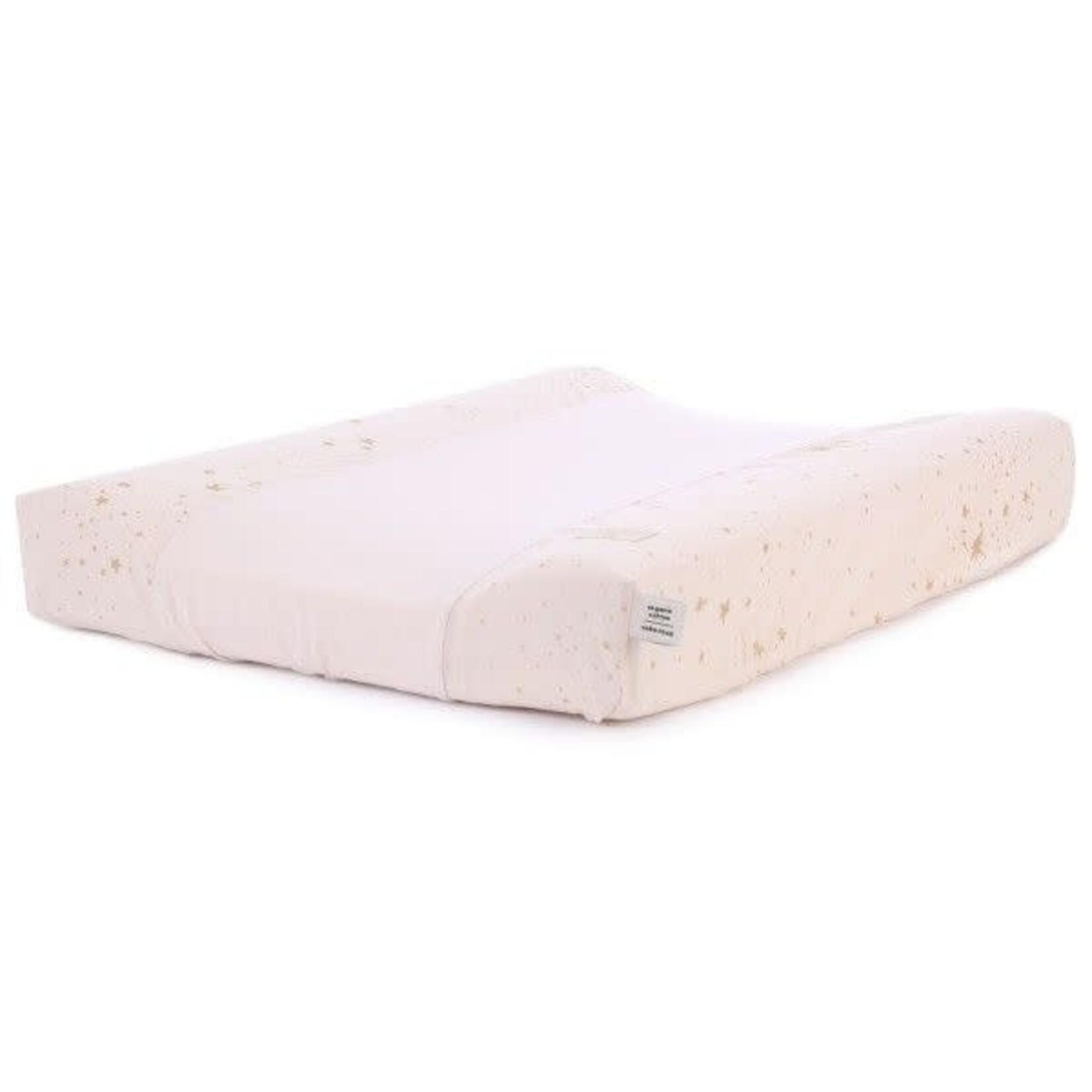 Nobodinoz Housse Coussin a Langer Calma Gold Stella Dream Pink