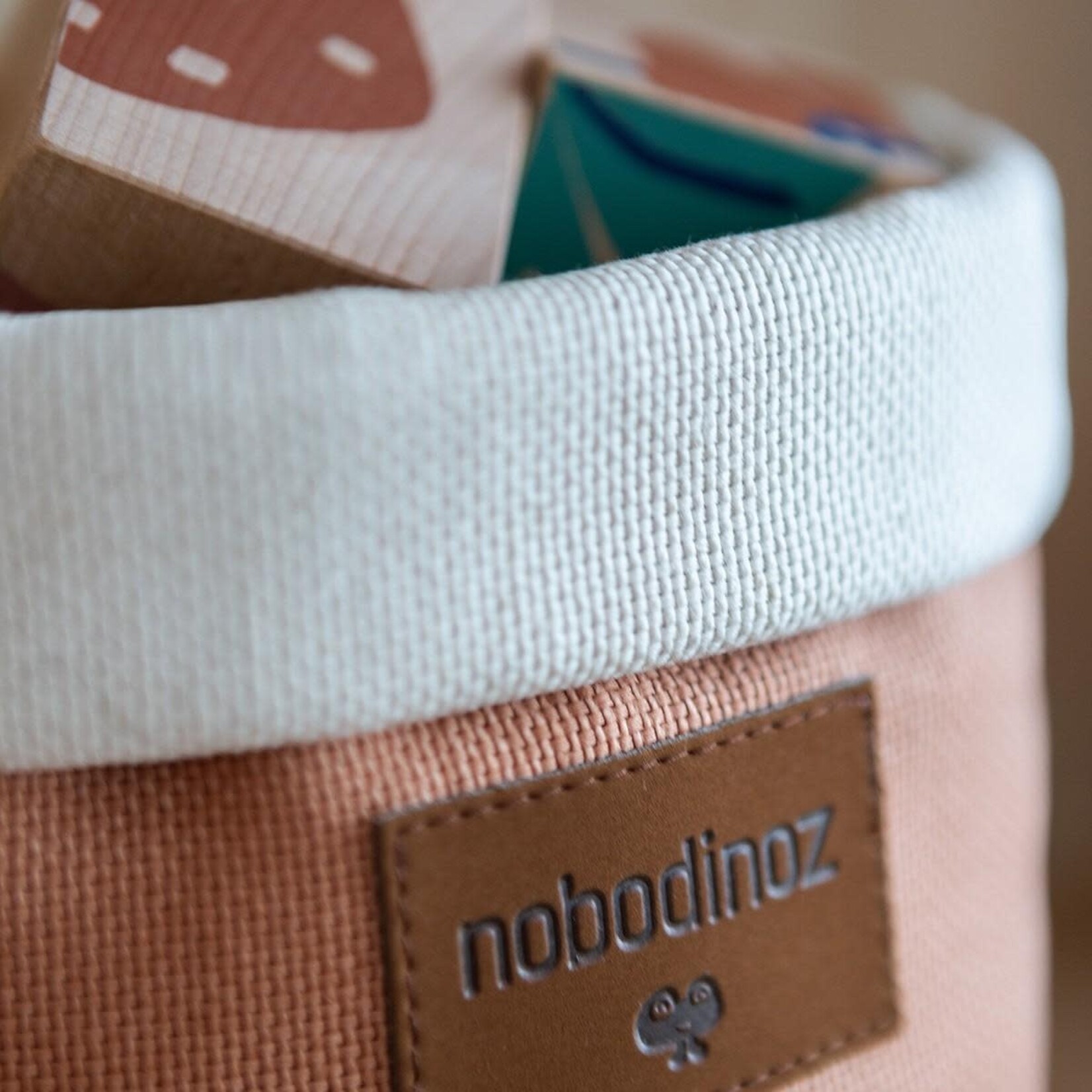 Nobodinoz Panier tango medium Sienna Brown 24x19 cm