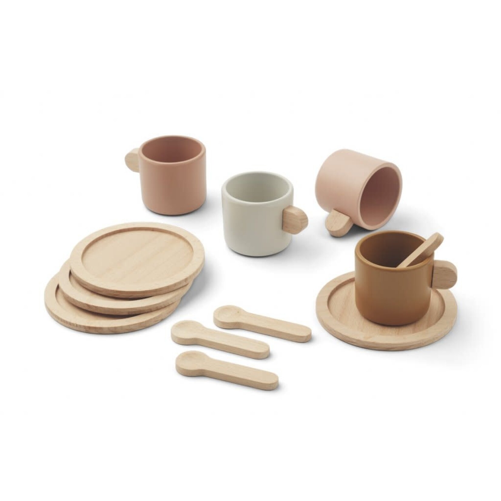 Liewood Callum Set de Dinette Bois Rose Multi Mix