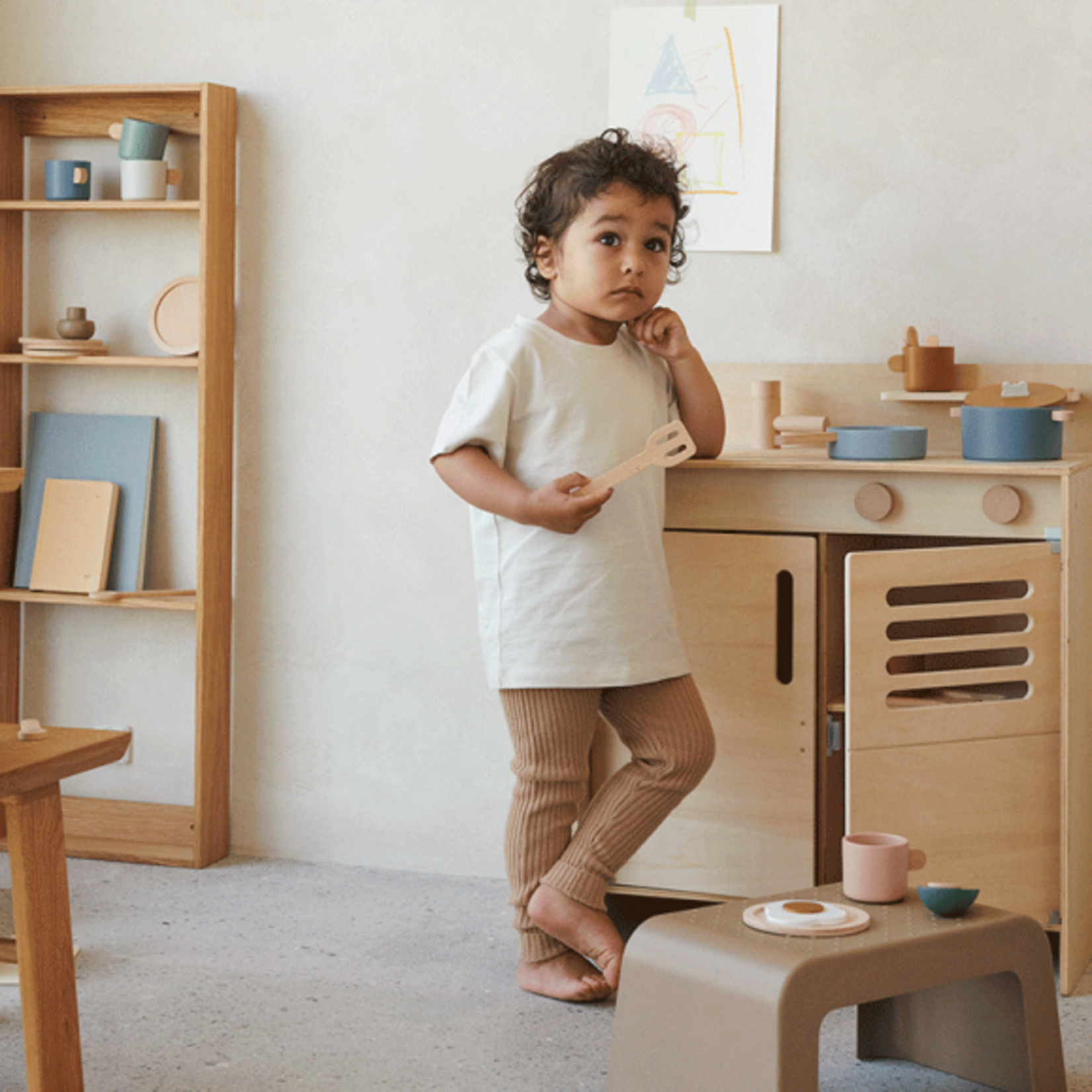 Liewood Callum Set de Dinette Bois Rose Multi Mix