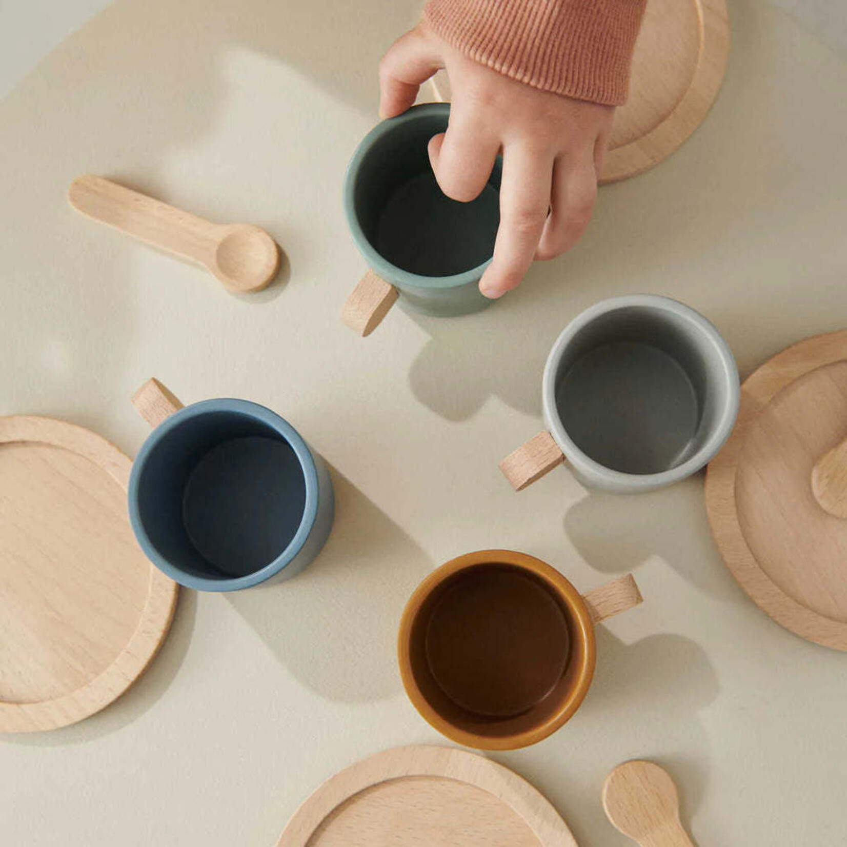 Liewood Callum Set de Dinette en Bois Blue Multi Mix