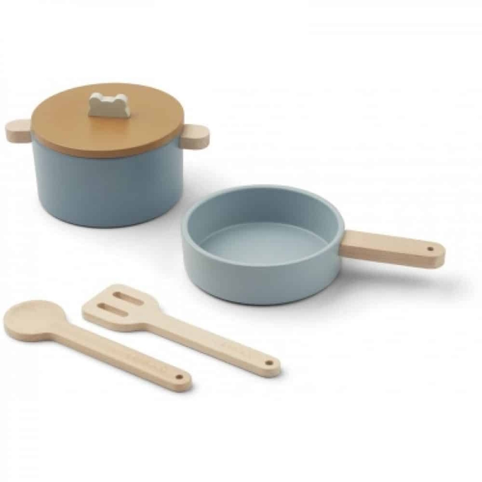 Liewood Antonio Play Cooking Set Cuisine en Bois Blue Multi Mix