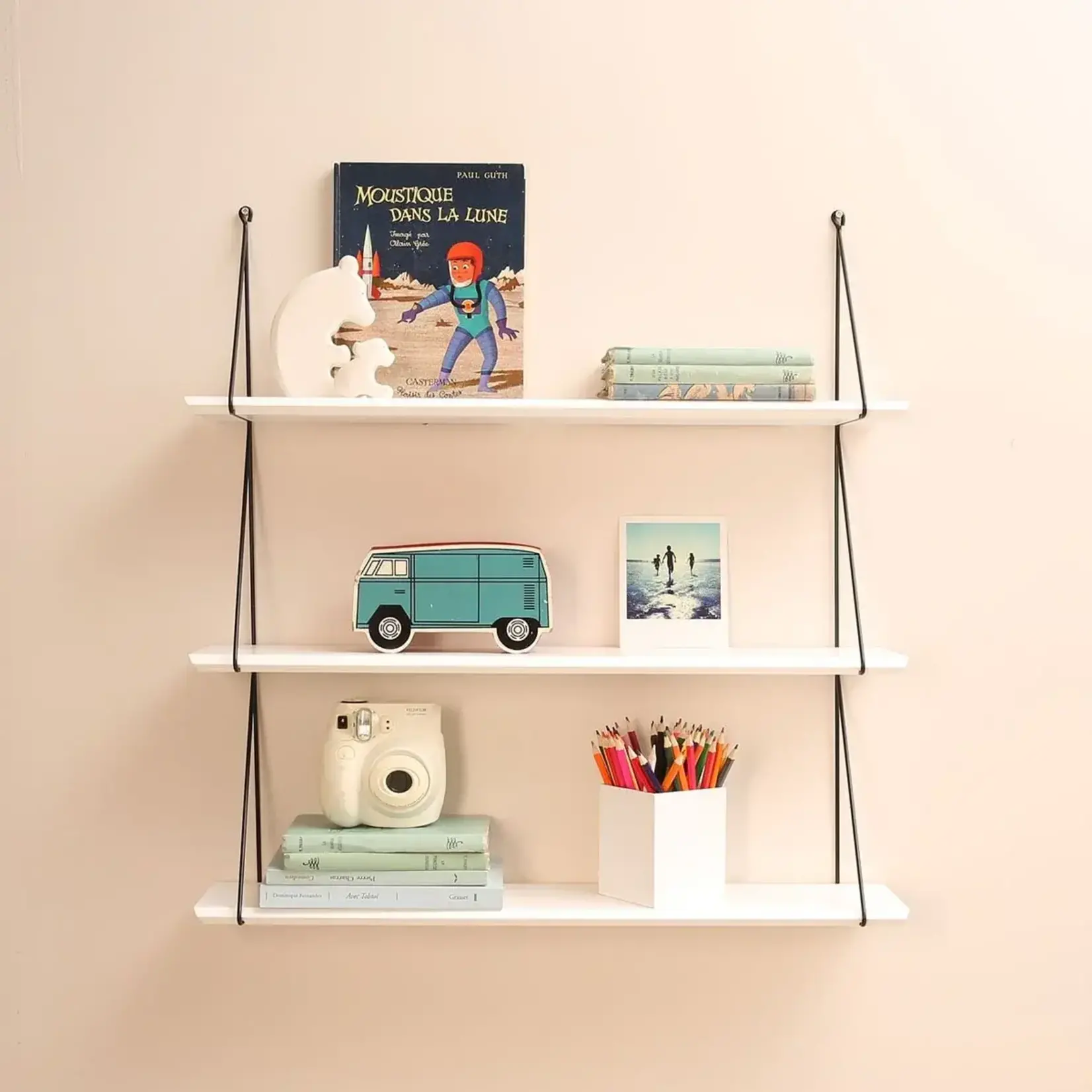 Rose in april Etagère Babou Triple Blanc 66 CM