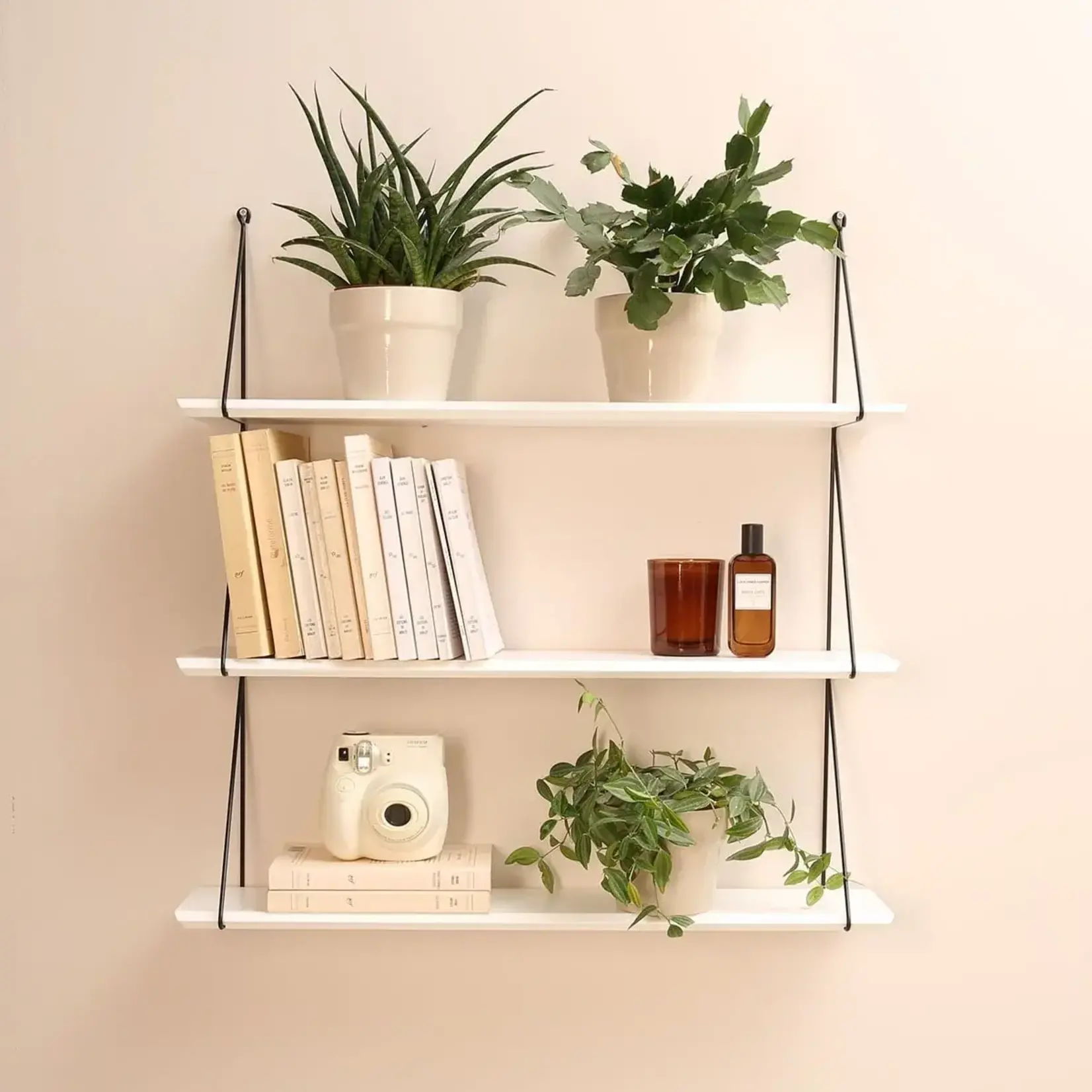 Rose in april Etagère Babou Triple Blanc 66 CM