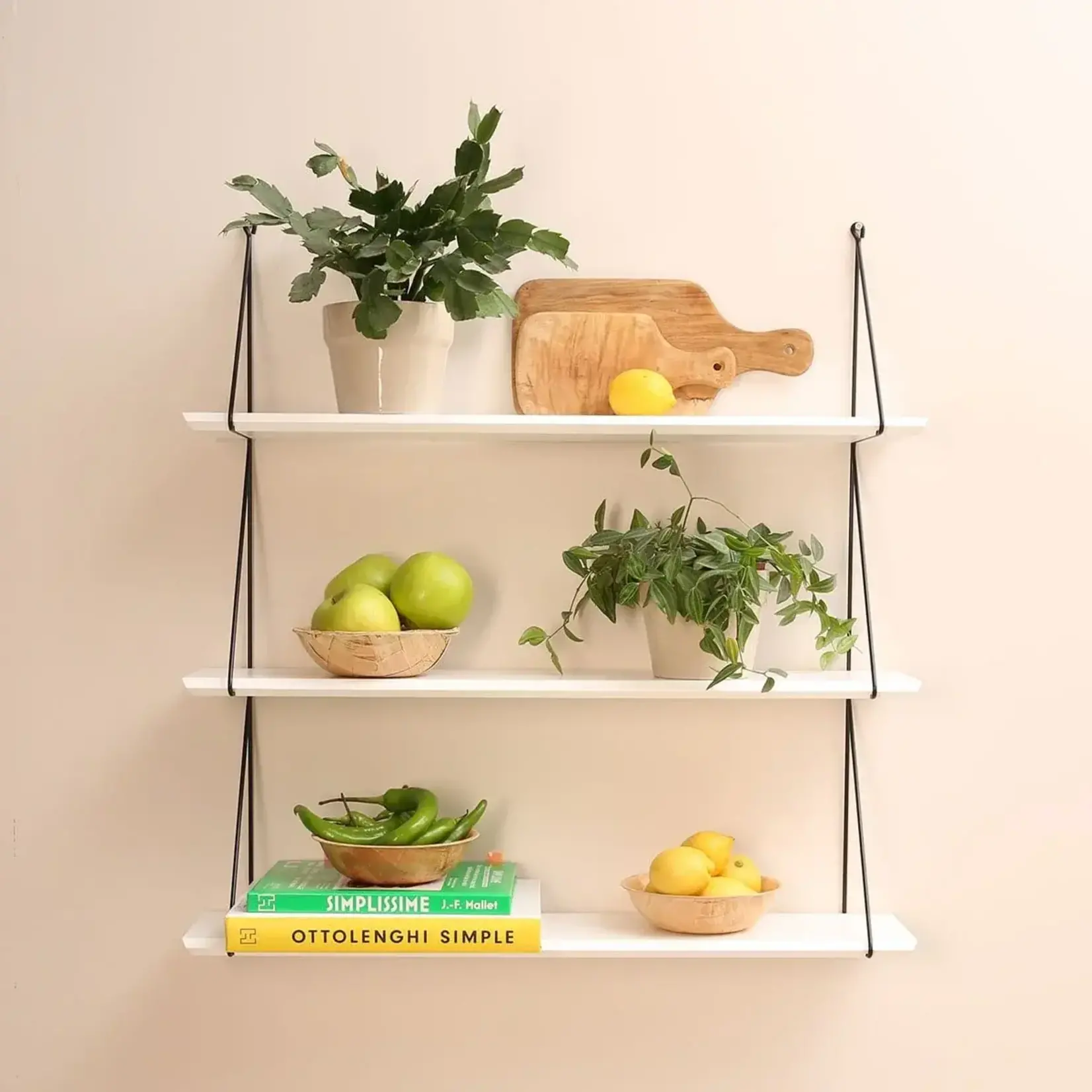 Rose in april Etagère Babou Triple Blanc 66 CM