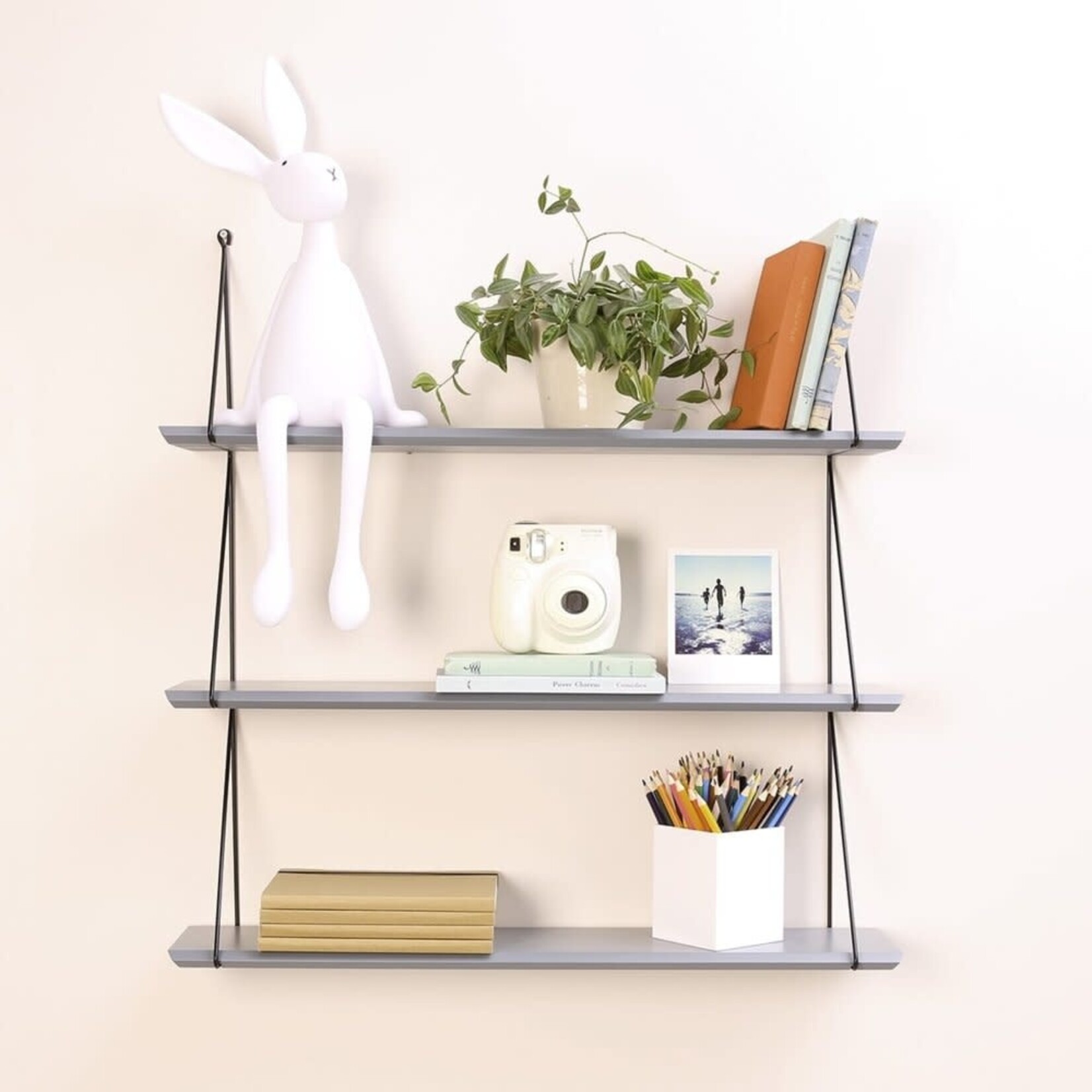 Rose in april Etagère Babou Triple Gris Ciment 66CM