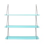 Rose in april Etagère Babou Triple Bleu Aqua 66 CM