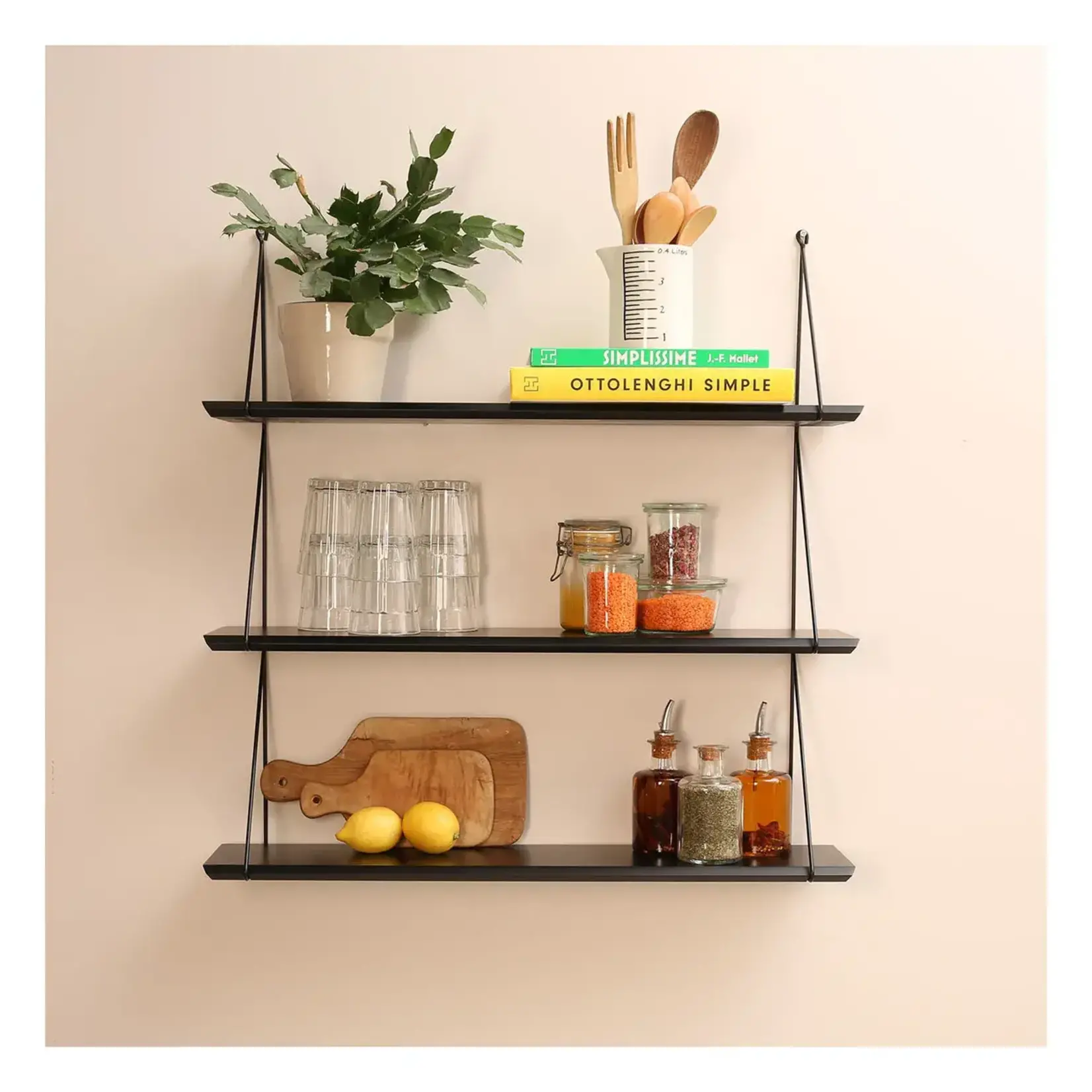 Rose in april Etagère Babou Triple Noir 66CM