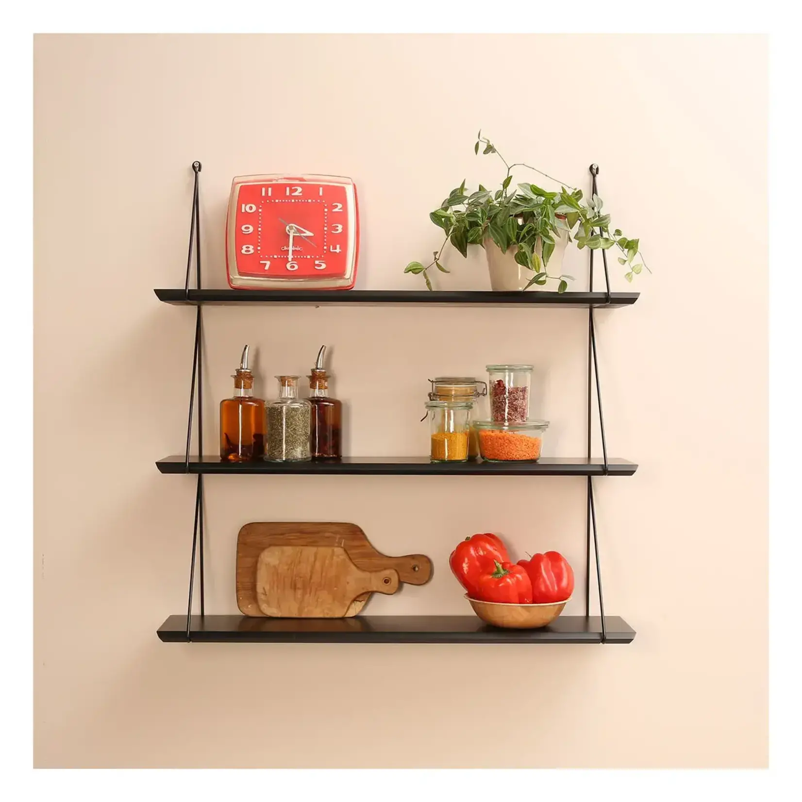 Rose in april Etagère Babou Triple Noir 66CM