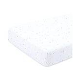 Bemini Drap Housse Lit Bébé Jersey Ecru Motif Etoiles 60X120 CM
