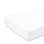 Bemini Drap Housse Lit Jersey Choux Motif Petit Pois Blanc Snow 60X120 cm